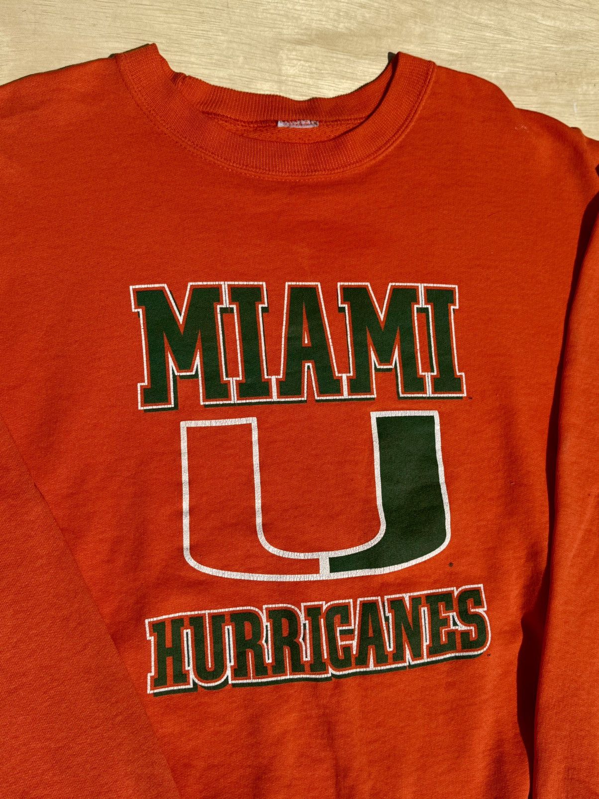 Vintage Miami Hurricanes University 80’s Vintage College Sweatshirt Size US M / EU 48-50 / 2 - 8 Thumbnail