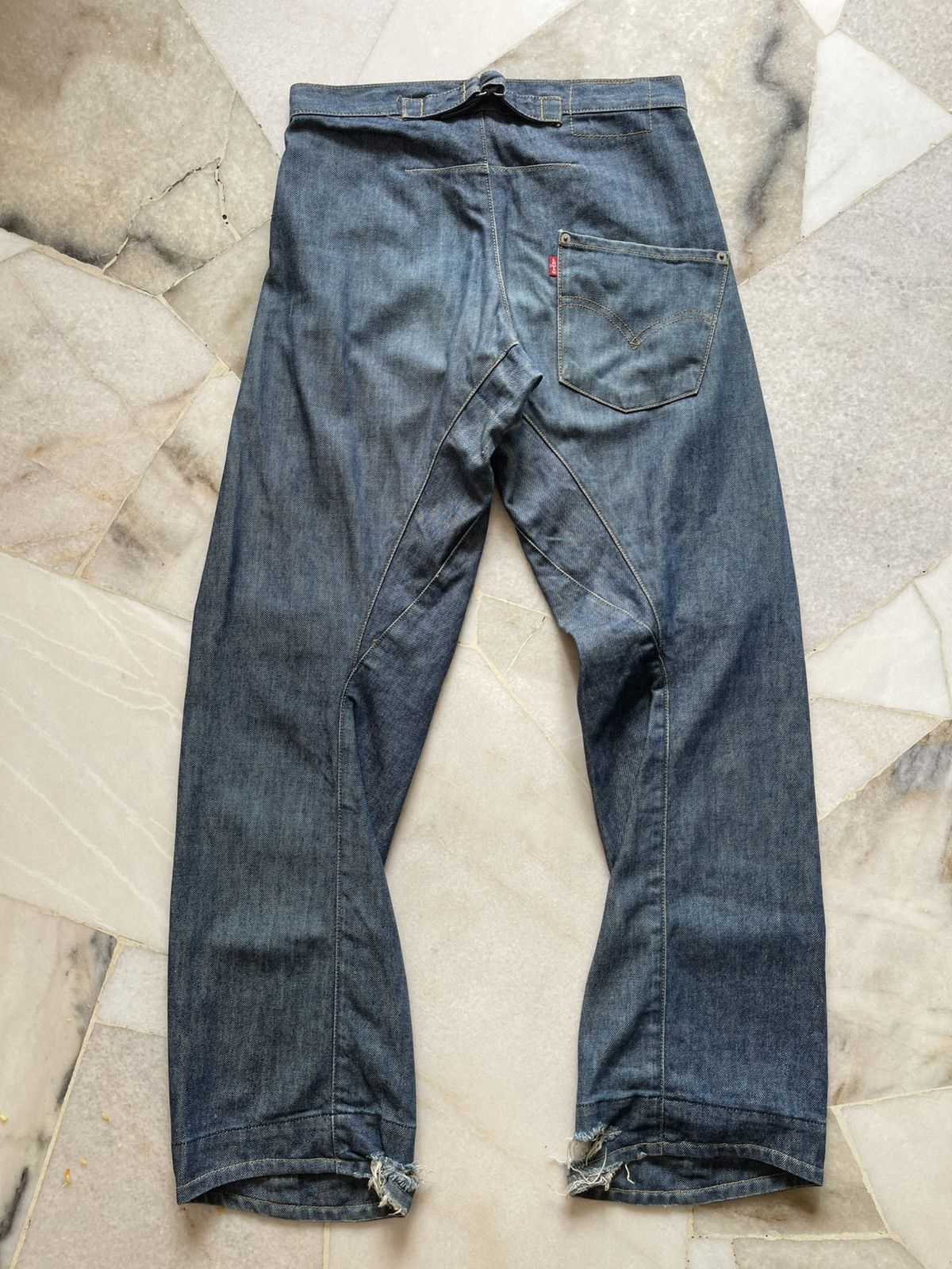 Levi's Vintage Levis Engineered Buckle Back Jeans Size US 30 / EU 46 - 8 Thumbnail