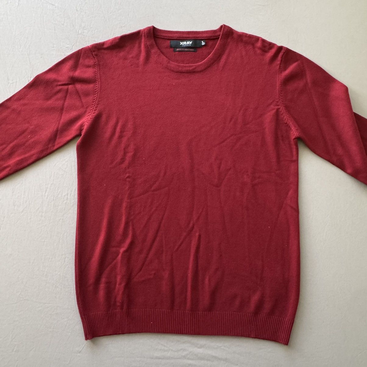 Designer × Vintage × Xray Footwear X RAY Classic Basic Crewneck Sweater Size US L / EU 52-54 / 3 - 4 Thumbnail