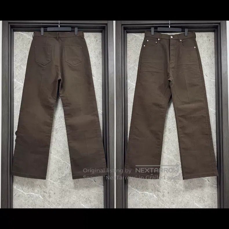 Rick Owens Rick Owens Brown Wide Leg Denim Pants Size US 32 / EU 48 - 3 Thumbnail