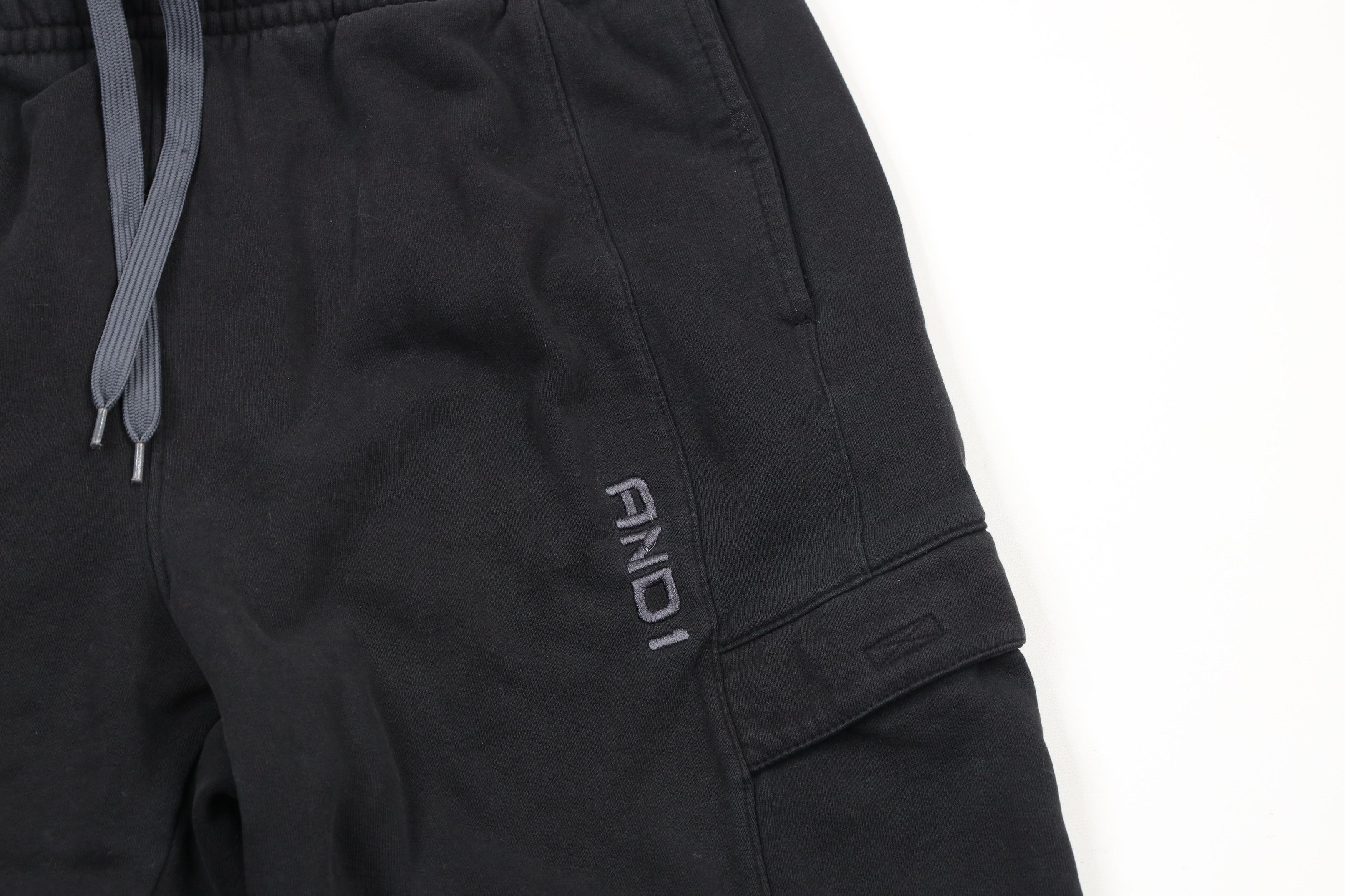 Vintage Vintage And1 And One Basketball Out Cargo Sweatpants Black Size US 40 / EU 56 - 5 Thumbnail