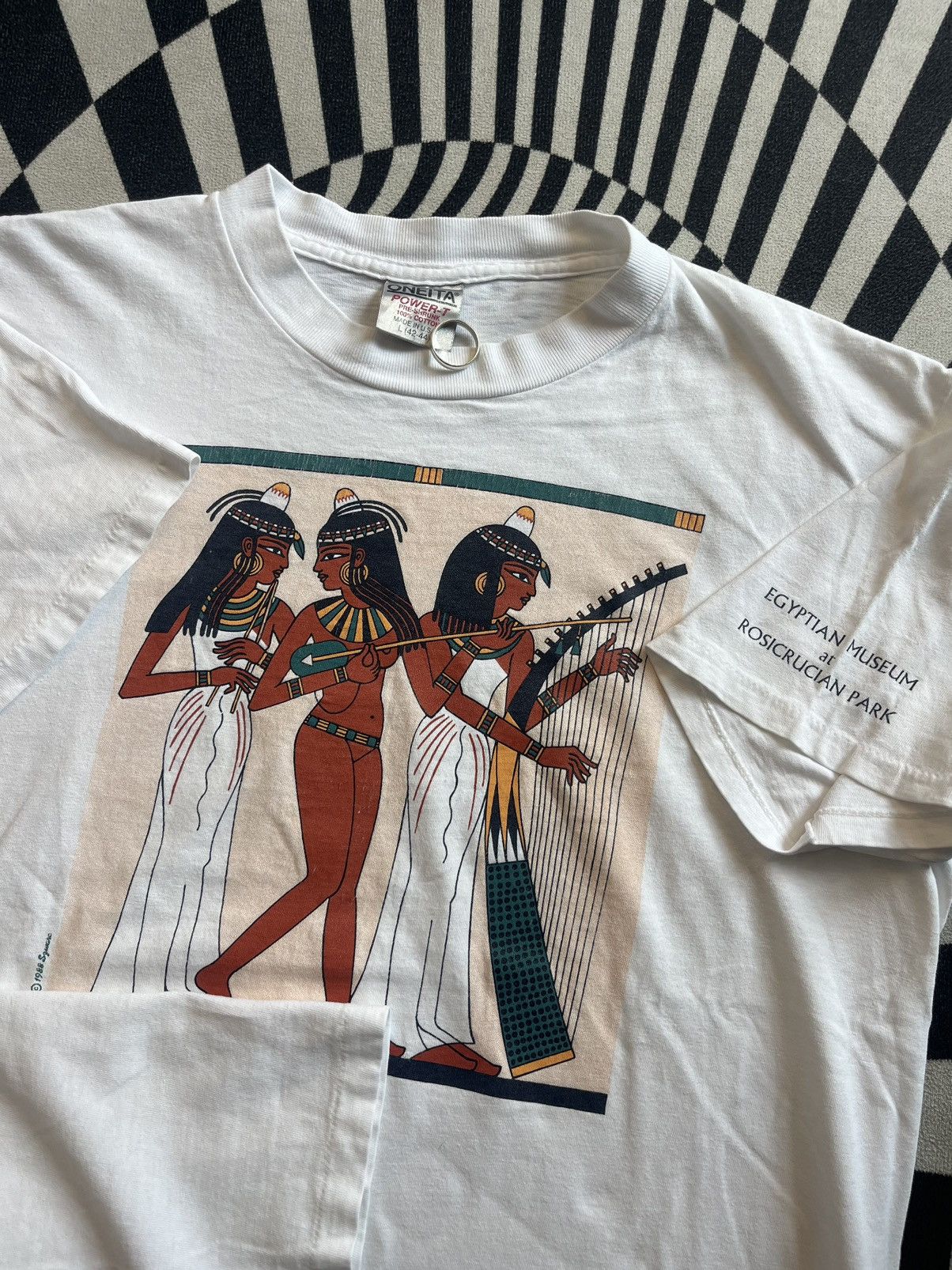 Arts & Science Vintage ART Egyptian Museum at Rosicrucian Park 1988’s shirt Size US L / EU 52-54 / 3 - 7 Thumbnail
