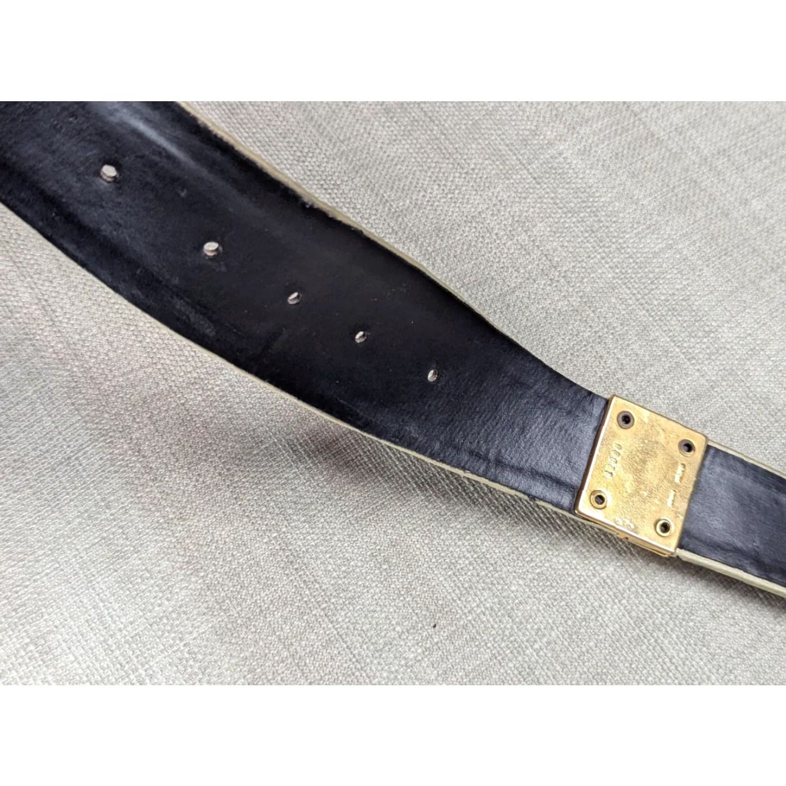 Vintage VINTAGE belt St Maarten Women Belt 26 in Golden Rhinestone Glam Hollywood 2" wide 31" length XS/S Size ONE SIZE - 6 Thumbnail