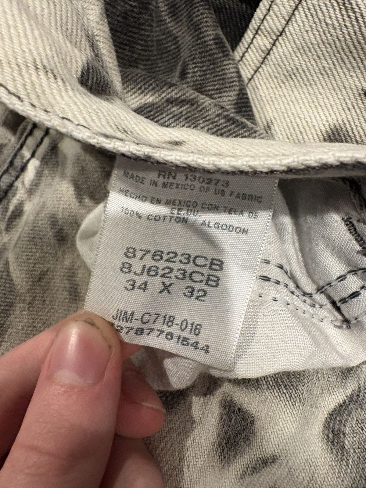 Other × Vintage Vintage Acid Washed Jeans - 34x32 Size US 34 / EU 50 - 3 Thumbnail