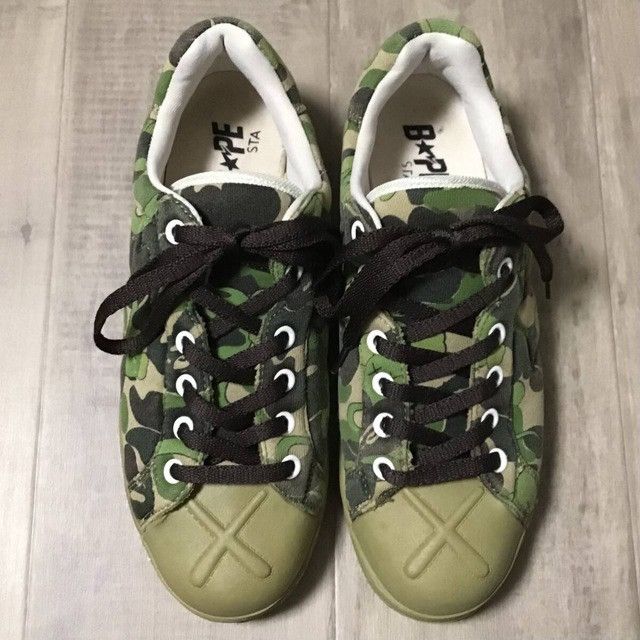 Bape BAPE × KAWS ULTRA SKULL STA sneakers Bendy ABC camo NIGO APE Size US 9.5 / EU 42-43 - 2 Thumbnail