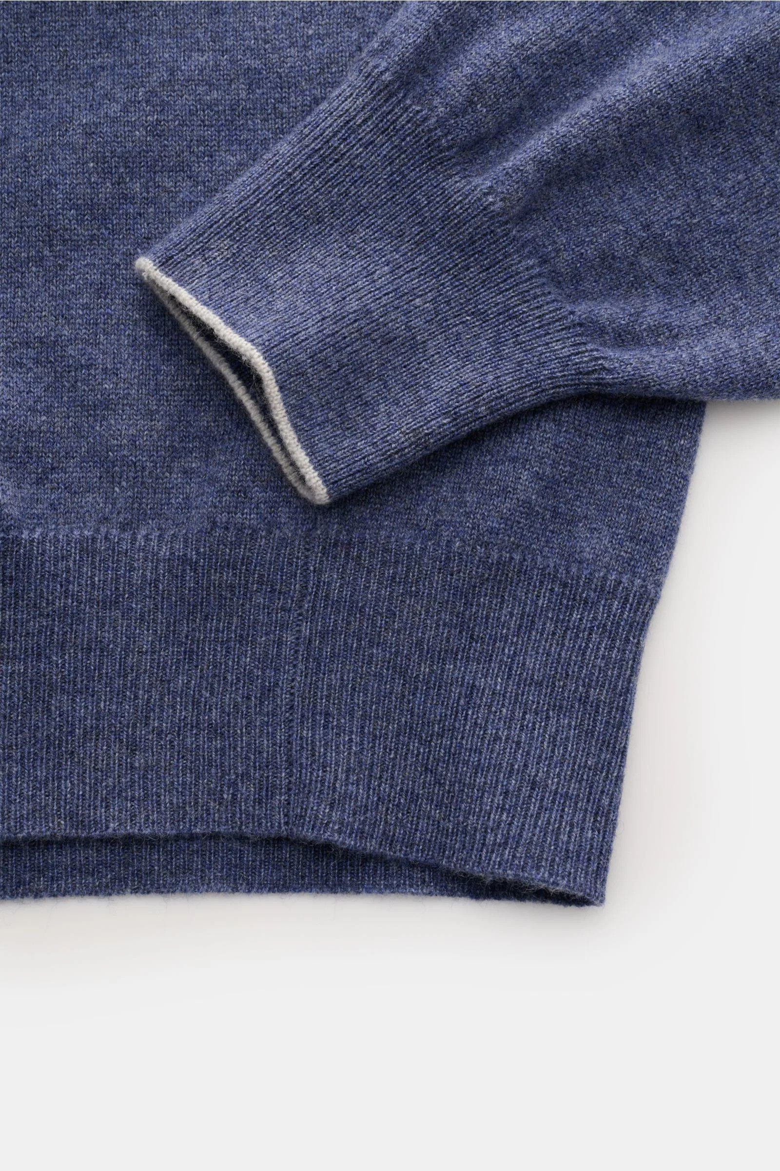 Brunello Cucinelli o1y0526 Crewneck Sweater in Slate Blue Size US M / EU 48-50 / 2 - 3 Thumbnail