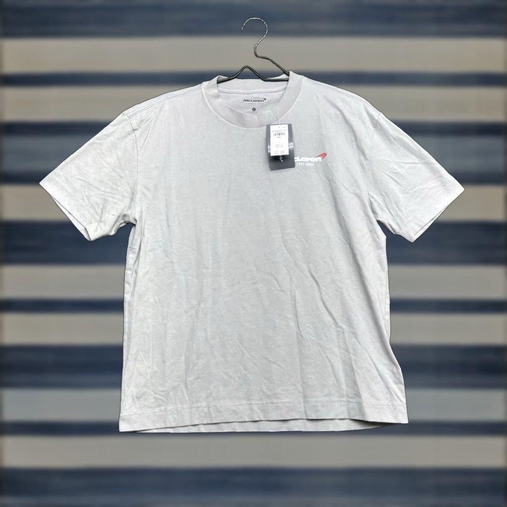 Vintage McLaren Shirt Mens Small Gray Crew Neck Cotton 2020s Moncao Tribute 1998 Notation NWT T-Shirt US Sold Online Size US S / EU 44-46 / 1 - 1 Thumbnail