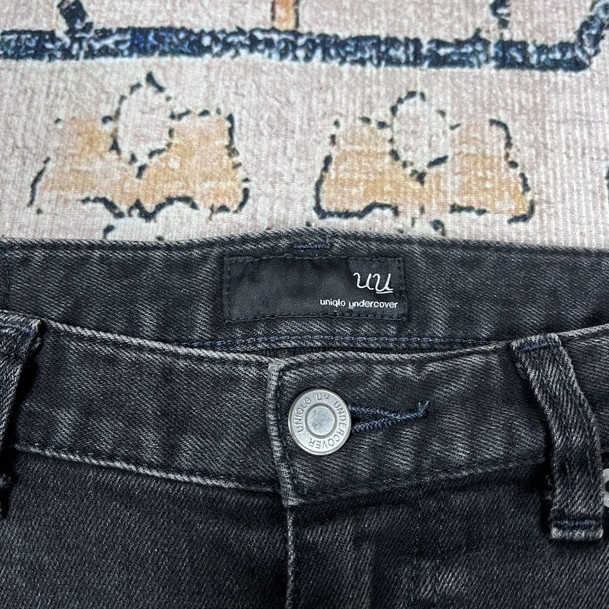 Undercover Uniqlo Undercover Side Pocket Black Washed Denim Pants Size US 29 - 7 Thumbnail