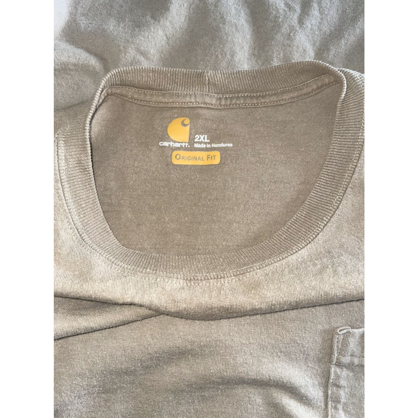 Carhartt Carhartt Men's K87 Medium Short Sleeve T-Shirt Desert Crew Neck Cotton Brown Regular Short Sleeve Mens M Size US M / EU 48-50 / 2 - 5 Thumbnail