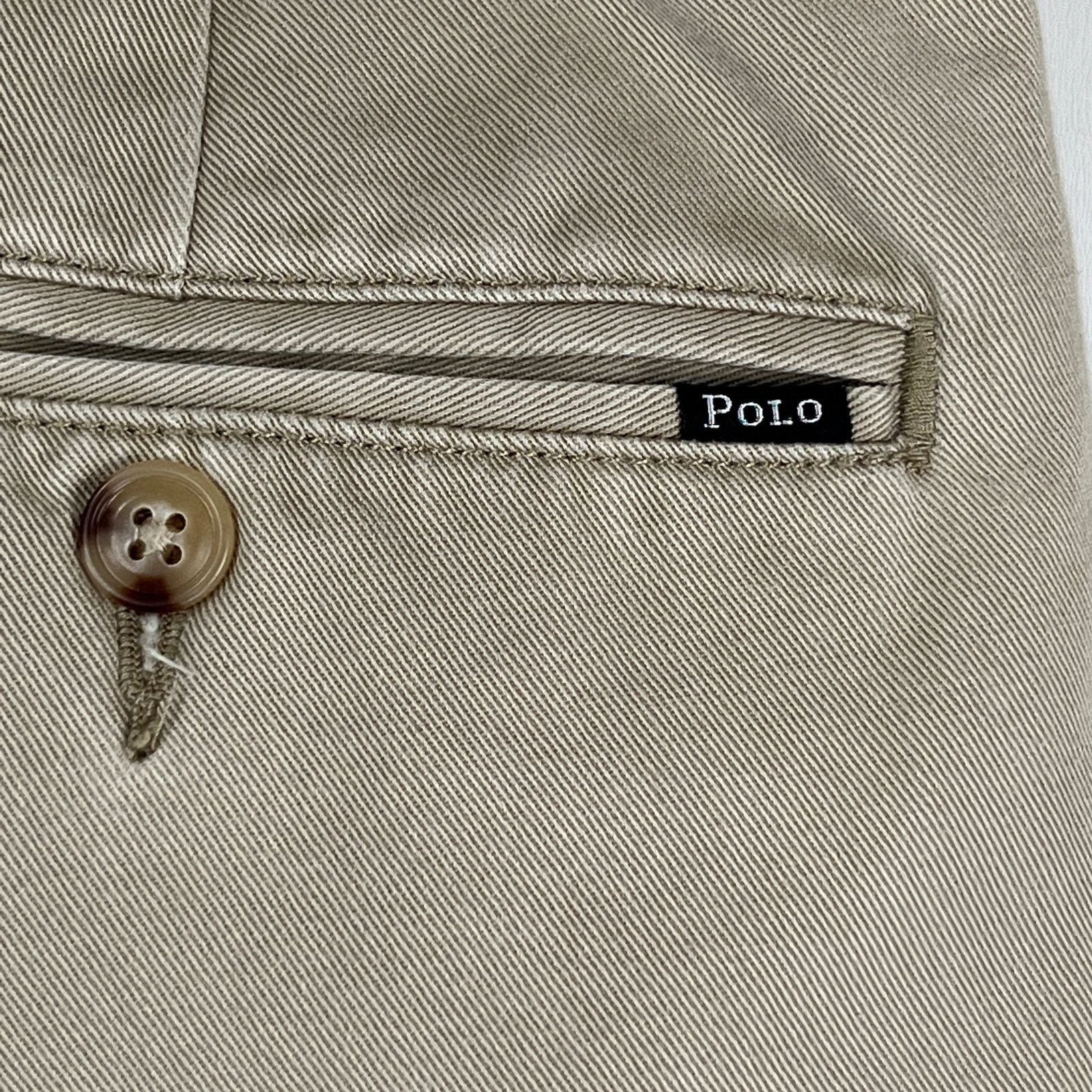 Polo Ralph Lauren Vintage 90s Polo Ralph Lauren Khaki Trousers Pants Size US 35 - 6 Thumbnail