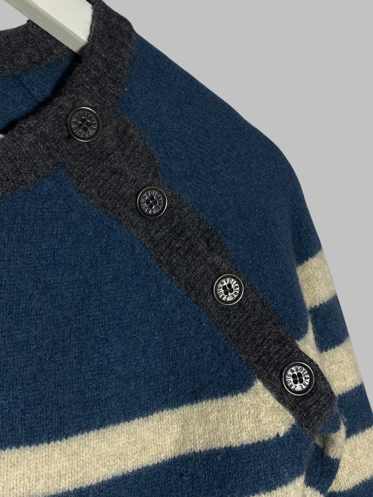 Zadig & Voltaire Zadig & Voltaire Wool Sweater Jumper Striped Pattern Size S Size S / US 4 / IT 40 - 5 Thumbnail