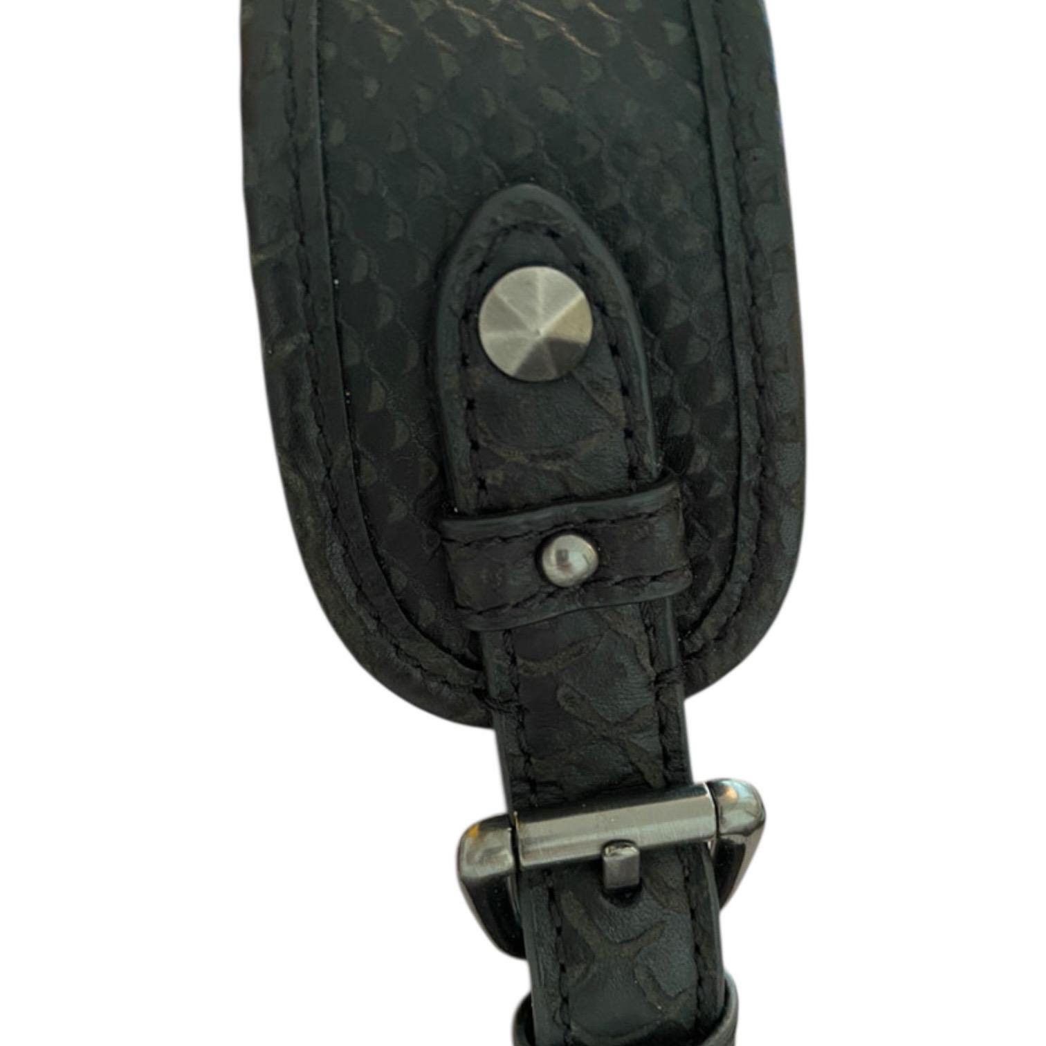 Roberto Cavalli The Cavalli Leather And Canvas Mini Baguette Bag Size ONE SIZE - 5 Thumbnail