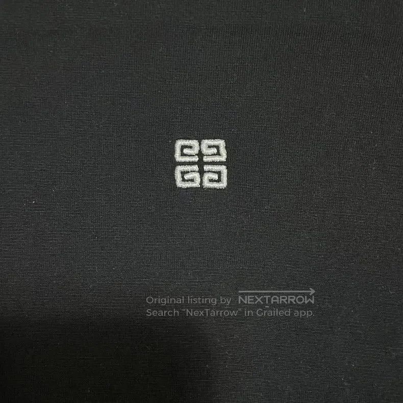 Givenchy Givenchy Letter Embroidery Logo Short-sleeve T-shirt, Blac Size US M / EU 48-50 / 2 - 3 Thumbnail