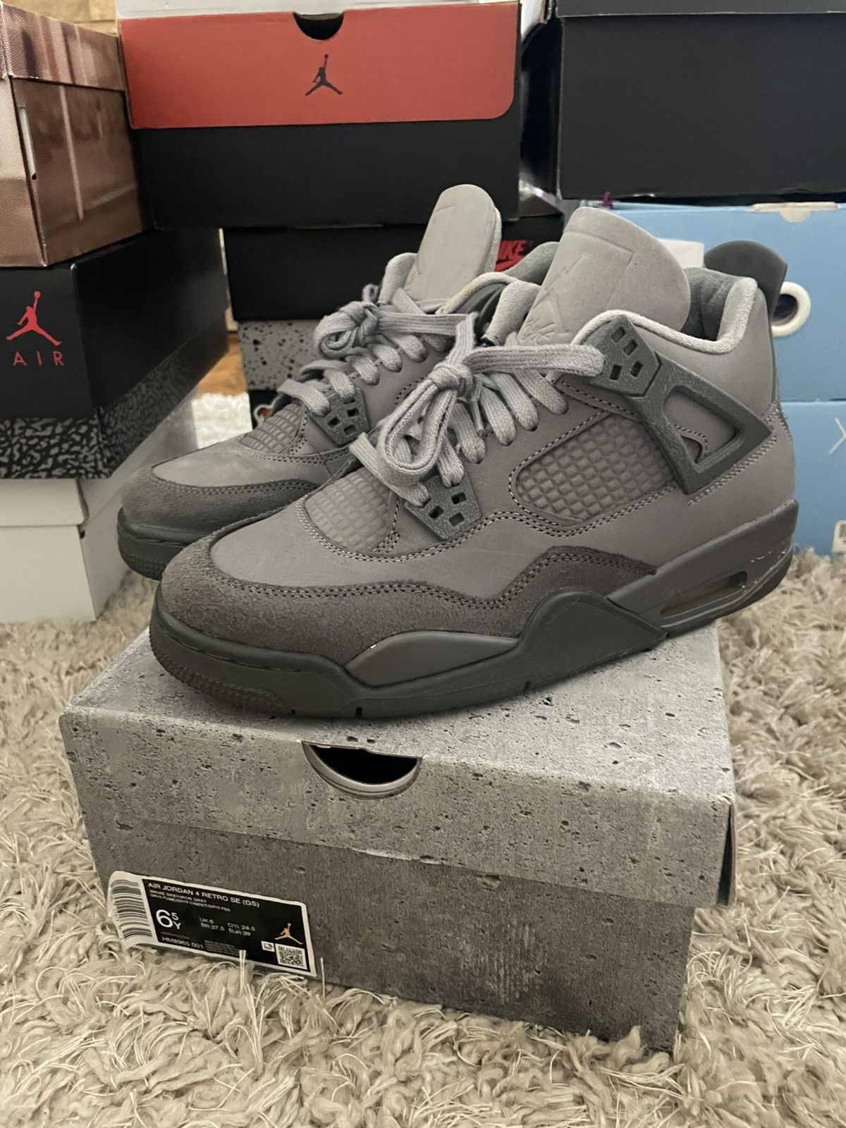 Jordan Brand Jordan 4 Wet Cement Size US 6.5 / EU 39-40 - 1 Thumbnail
