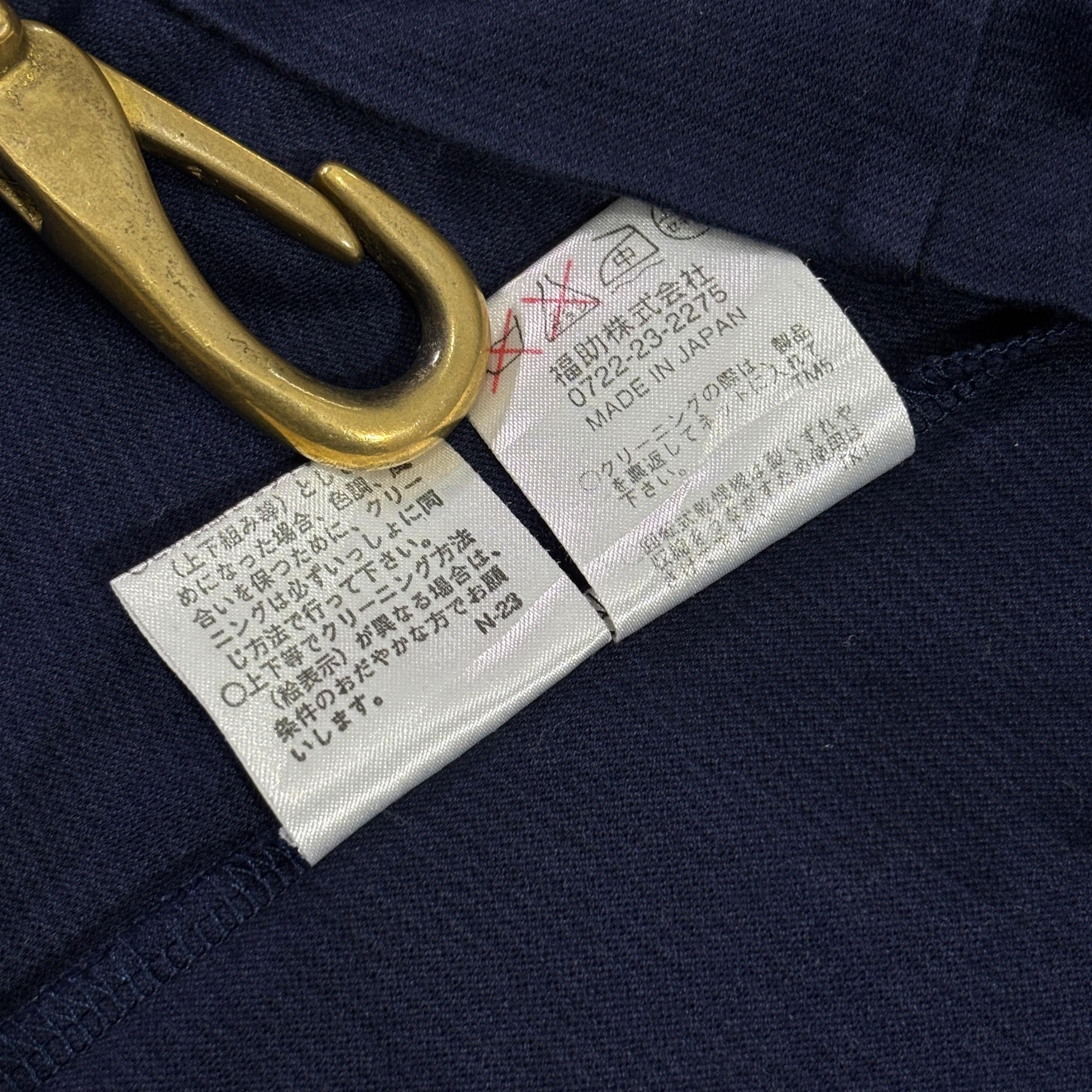 Yves Saint Laurent Y2K Vintage Ysl Navy Gold Tshirt Metallic Logo Designer Tee Size L / US 10 / IT 46 - 8 Thumbnail