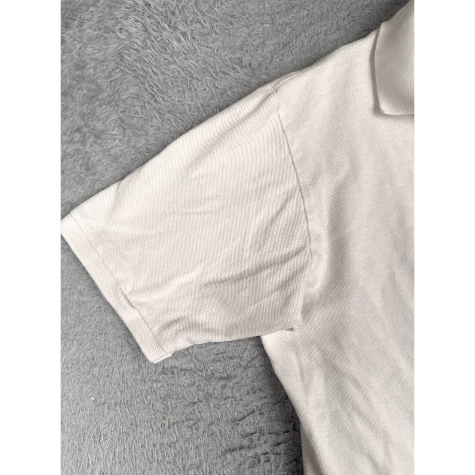 Ralph Lauren VINTAGE Ralph Lauren Polo Shirt Men XL White Cotton Pocket Polo Shirt Slim Read Size US XL / EU 56 / 4 - 3 Thumbnail