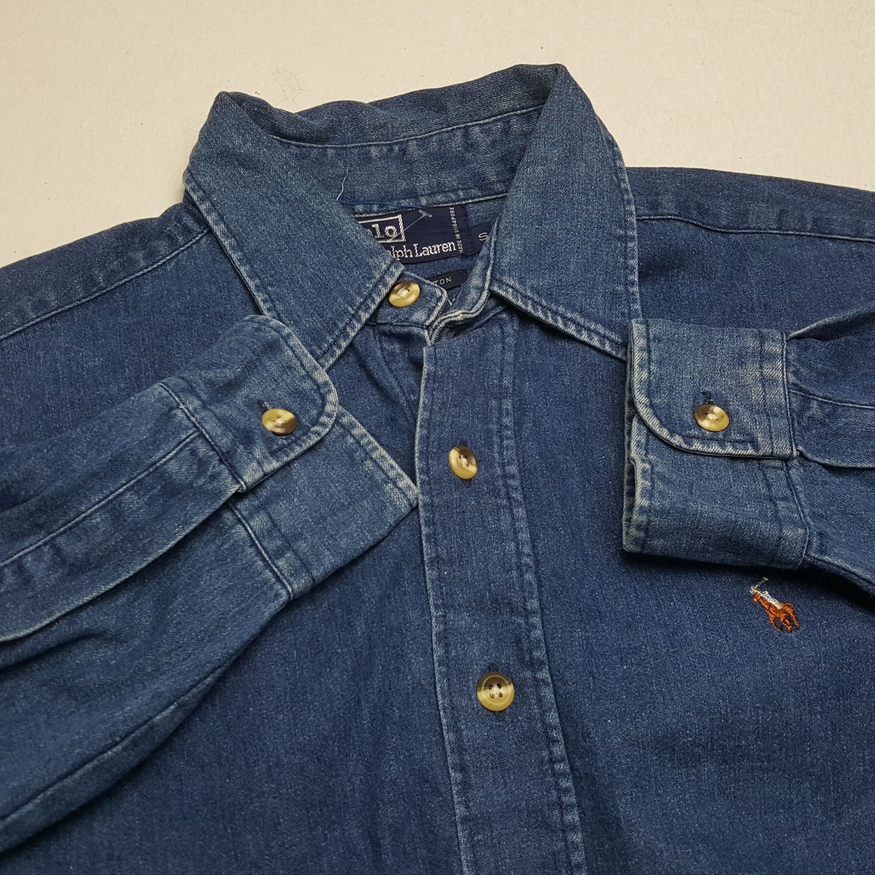 Polo Ralph Lauren × Vintage Vintage POLO by RALPH LAUREN Fashion Brand Shirt Size US M / EU 48-50 / 2 - 8 Thumbnail