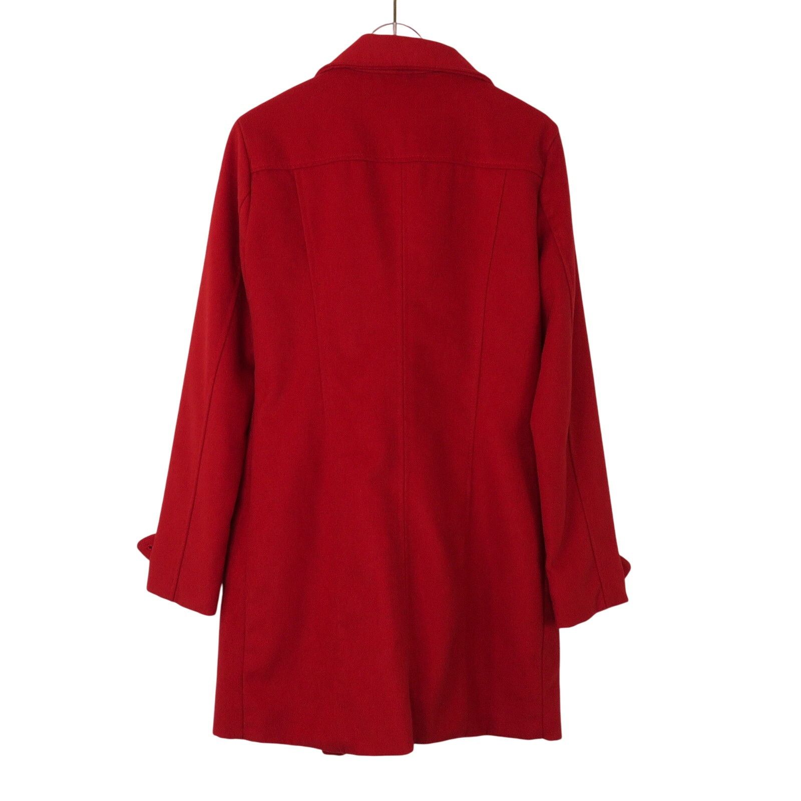 Other Charlotte Russe Red Wool Pea Coat Small Double Breasted Size S / US 4 / IT 40 - 8 Thumbnail
