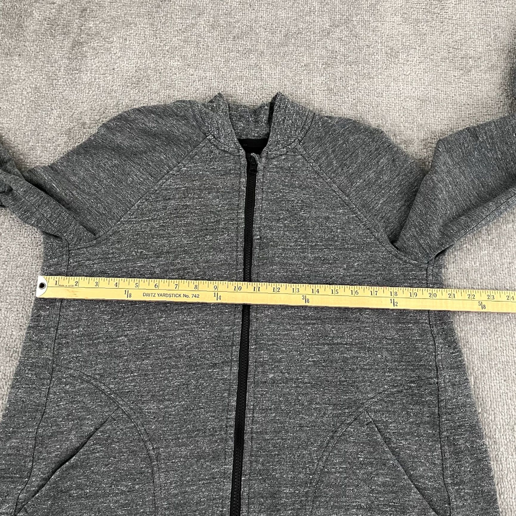 Lululemon Lululemon Pleat To The Street Bomber Jacket Womens Sz 6 Gray Active French Terry Size M / US 6-8 / IT 42-44 - 6 Thumbnail