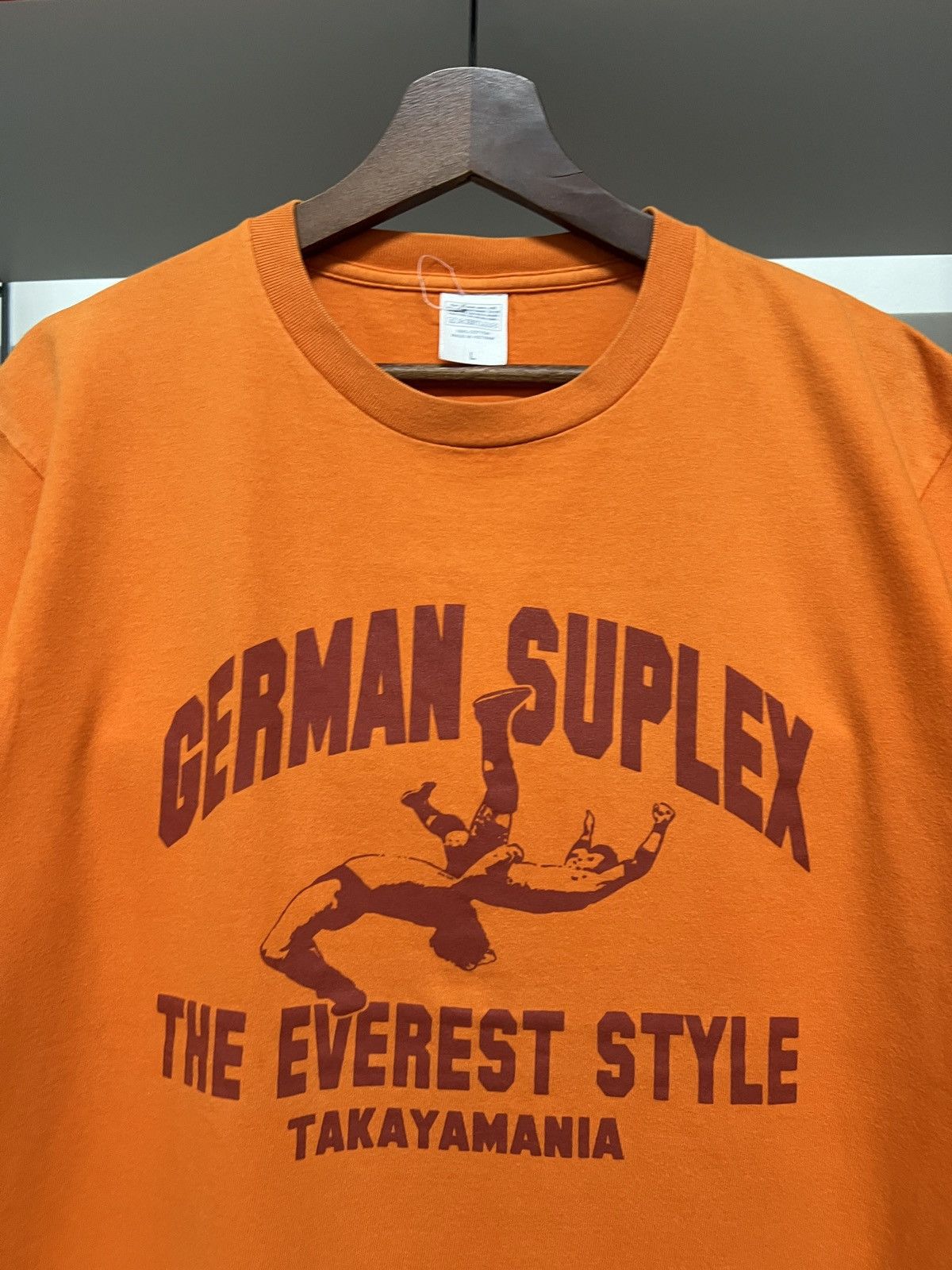 Japanese Brand Takayamania German Suplex Wrestling T-shirt Size US L / EU 52-54 / 3 - 5 Thumbnail