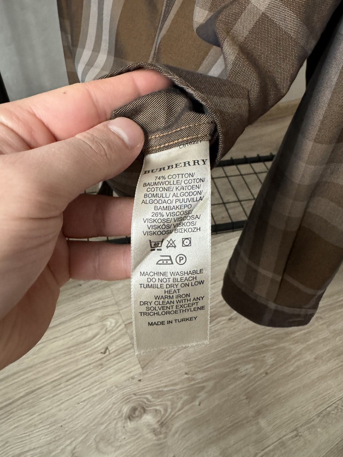 Burberry Burberry Brit Nova Check Button Up Shirt Size US L / EU 52-54 / 3 - 5 Thumbnail