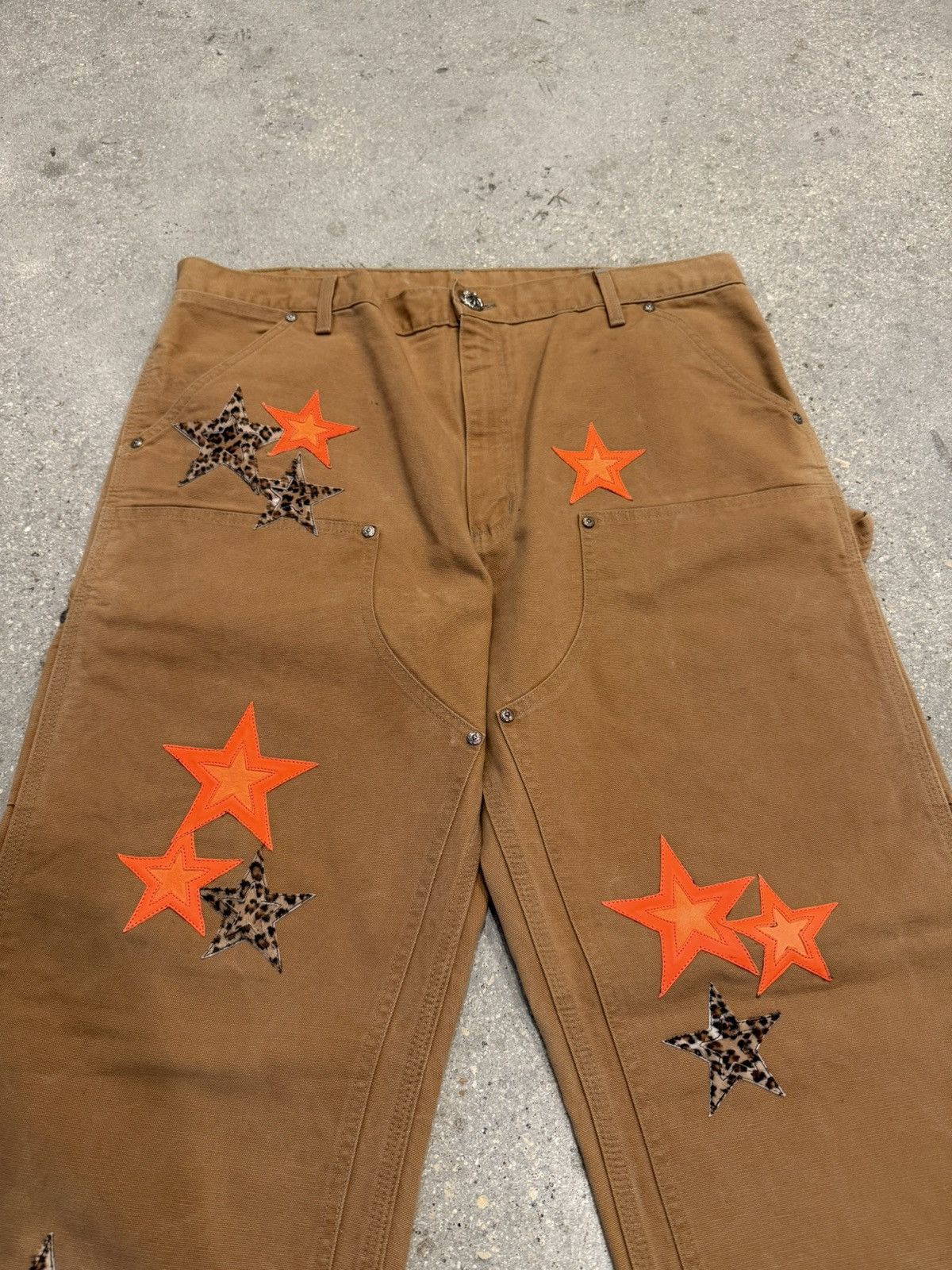 Chrome Hearts Chrome Hearts Star Parch Carhartt Double Knee Pants Size US 38 / EU 54 - 4 Thumbnail
