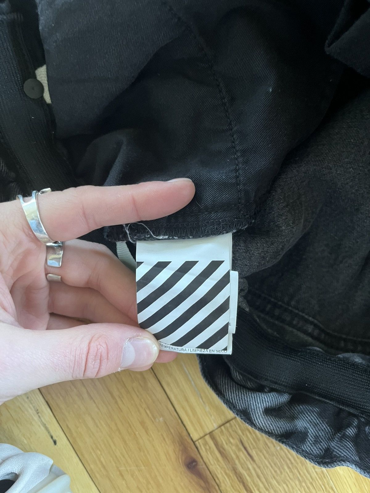 Off-White Size 30M - Off-White SS19 Stretch Skinny Jeans Black Size US 30 / EU 46 - 6 Thumbnail