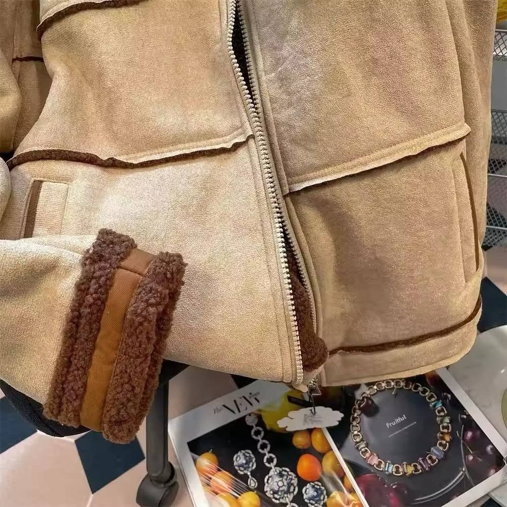 Japanese Brand × Vintage vintage American-style suede coat. Size US XL / EU 56 / 4 - 4 Thumbnail