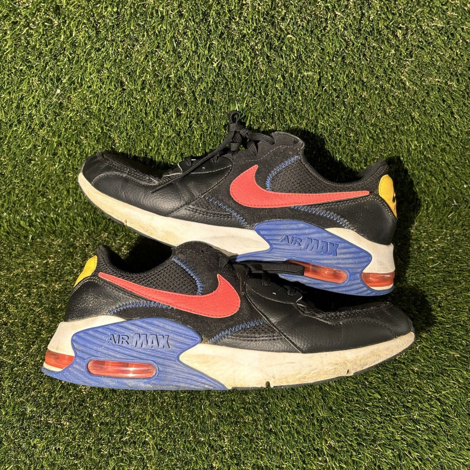 Nike Size 10.5 - Nike Air Max Excee Black Royal Crimson Size US 10.5 / EU 43-44 - 7 Thumbnail