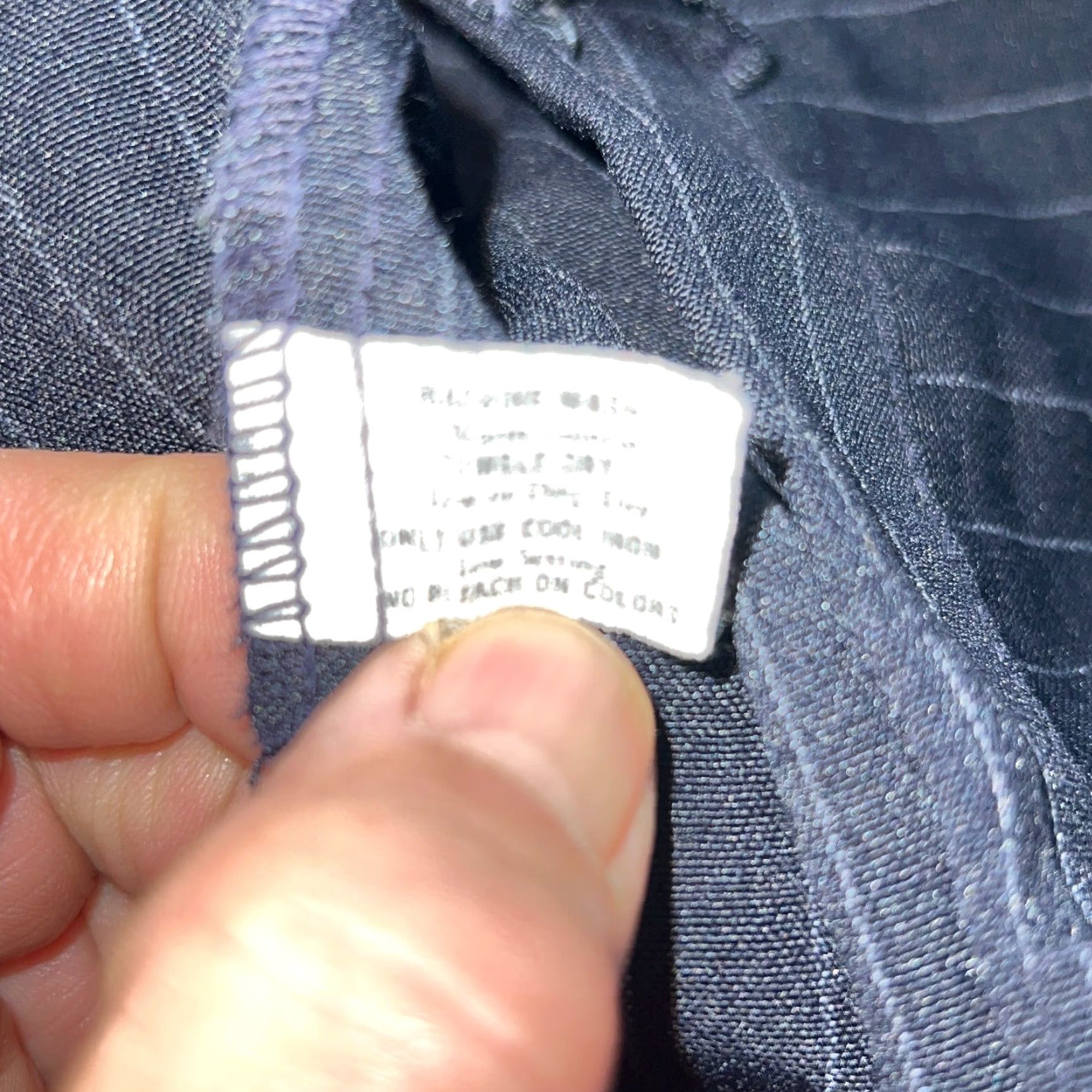 Vintage VINTAGE M&S Women Dress Pants Flat Front Striped Blue 32X29 Pants, Casual Regular Rise 29 in Inseam 29 in Mens? Size 24" / US 00 / IT 34 - 7 Thumbnail