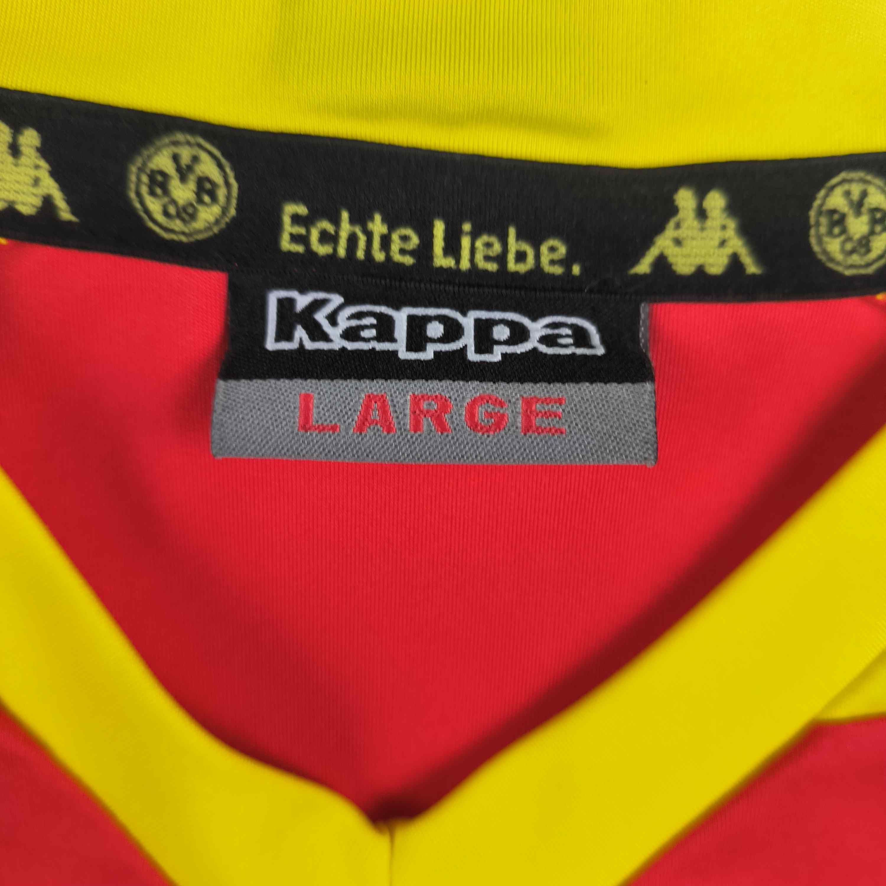 Kappa Borussia Dortmund 2011-12 Kappa goalkeeper football jersey L Size US L / EU 52-54 / 3 - 5 Thumbnail