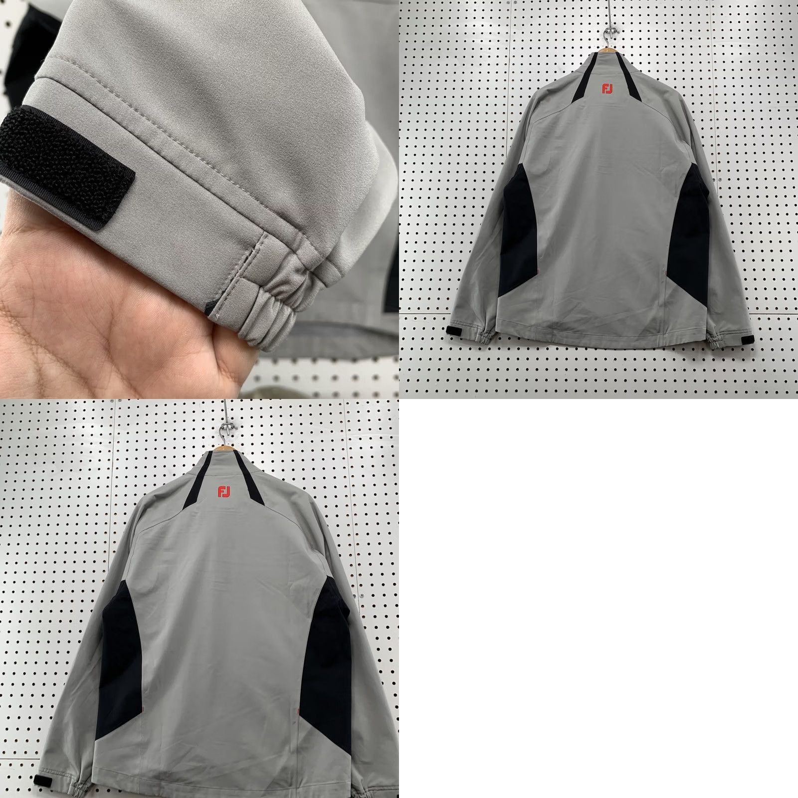 Footjoy DryJoys Footjoy FJ TOUR XP Rain Jacket Mens Medium Windbreaker Gray Size US M / EU 48-50 / 2 - 9 Thumbnail