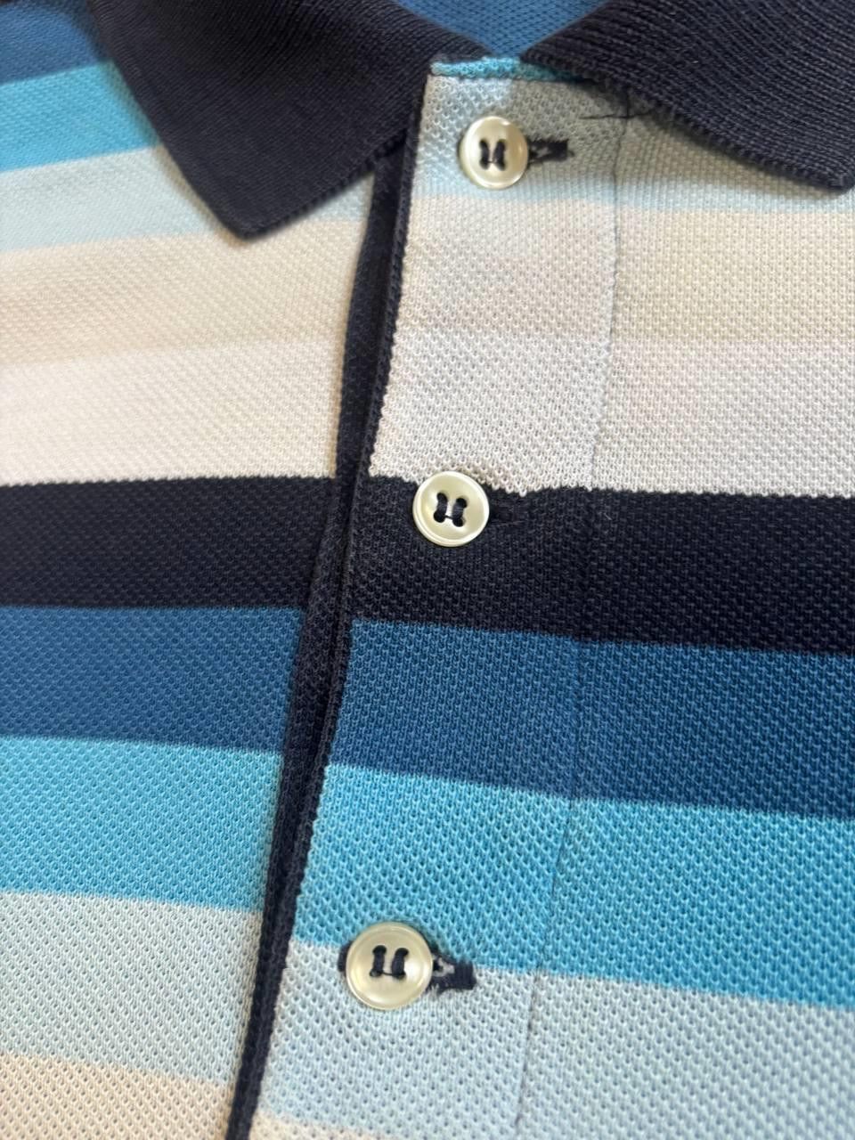 Lacoste Lacoste Striped Polo Shirt Blue / Navy / White – Size 3 Size US M / EU 48-50 / 2 - 10 Thumbnail