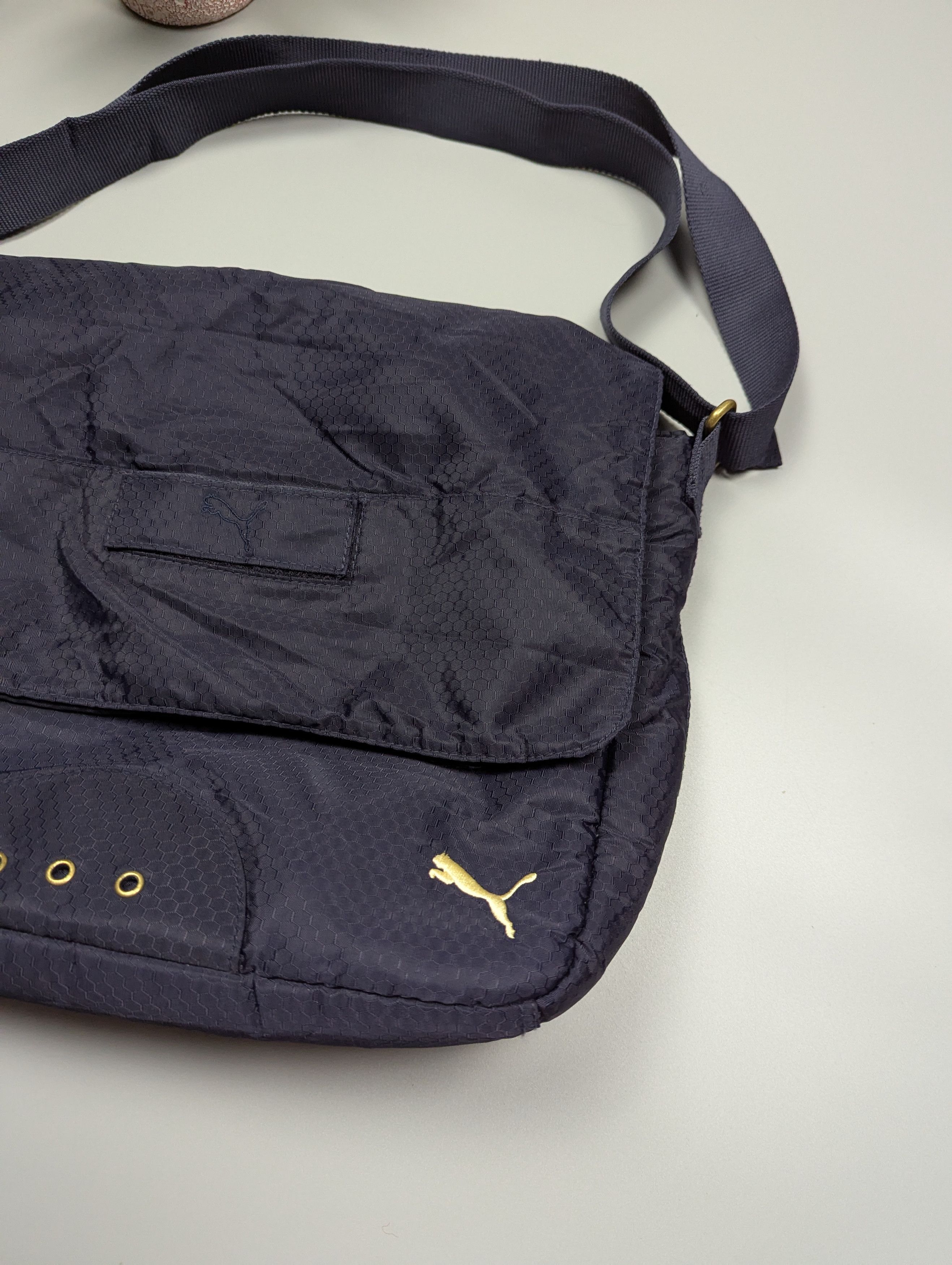 Puma PUMA Vintage Men's Dark Blue Messenger Bag Size ONE SIZE - 2 Thumbnail