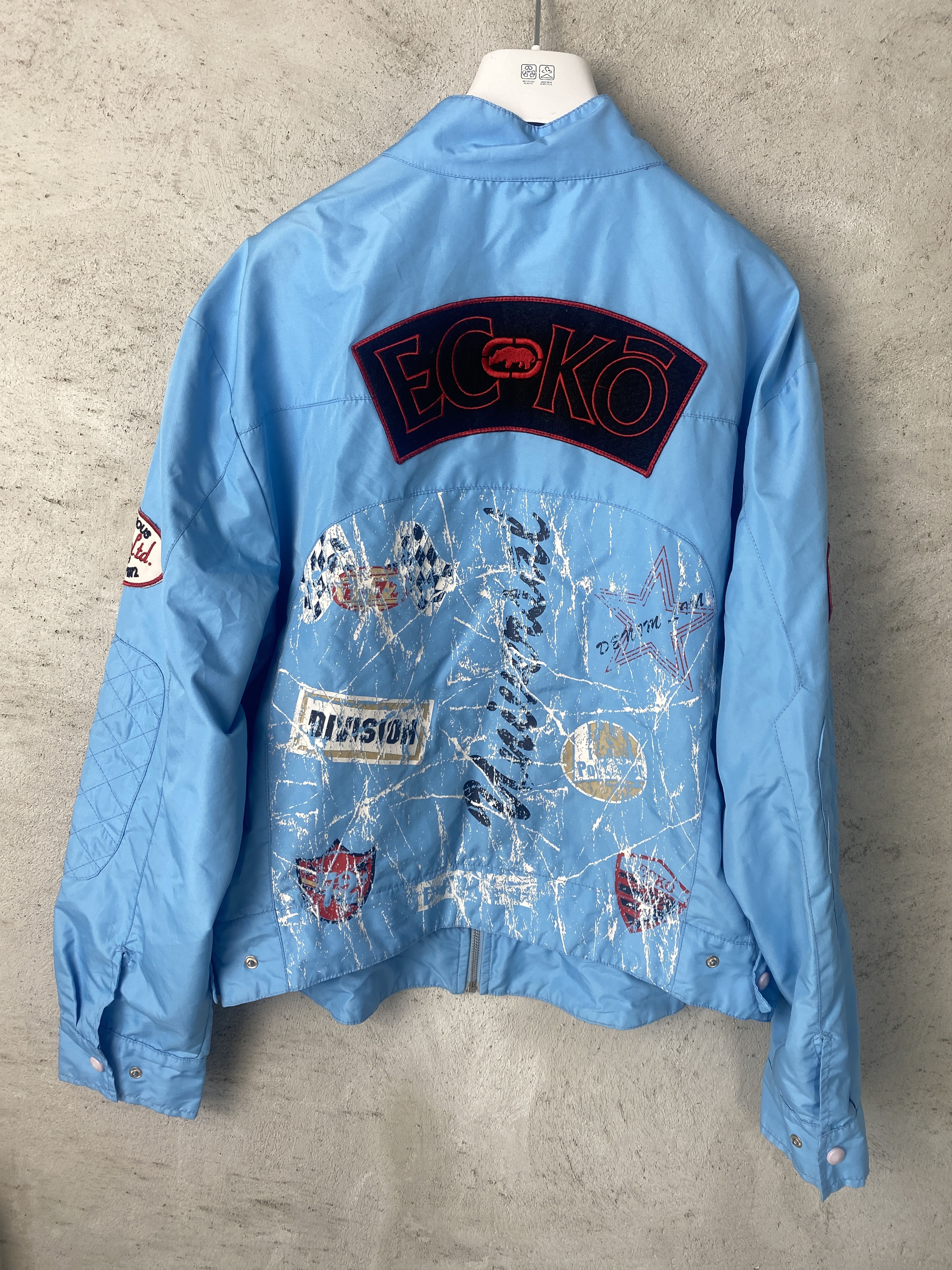 Ecko Unltd. Ecko Unltd. y2k 00s moto light jacket embroidered Size US XL / EU 56 / 4 - 5 Thumbnail