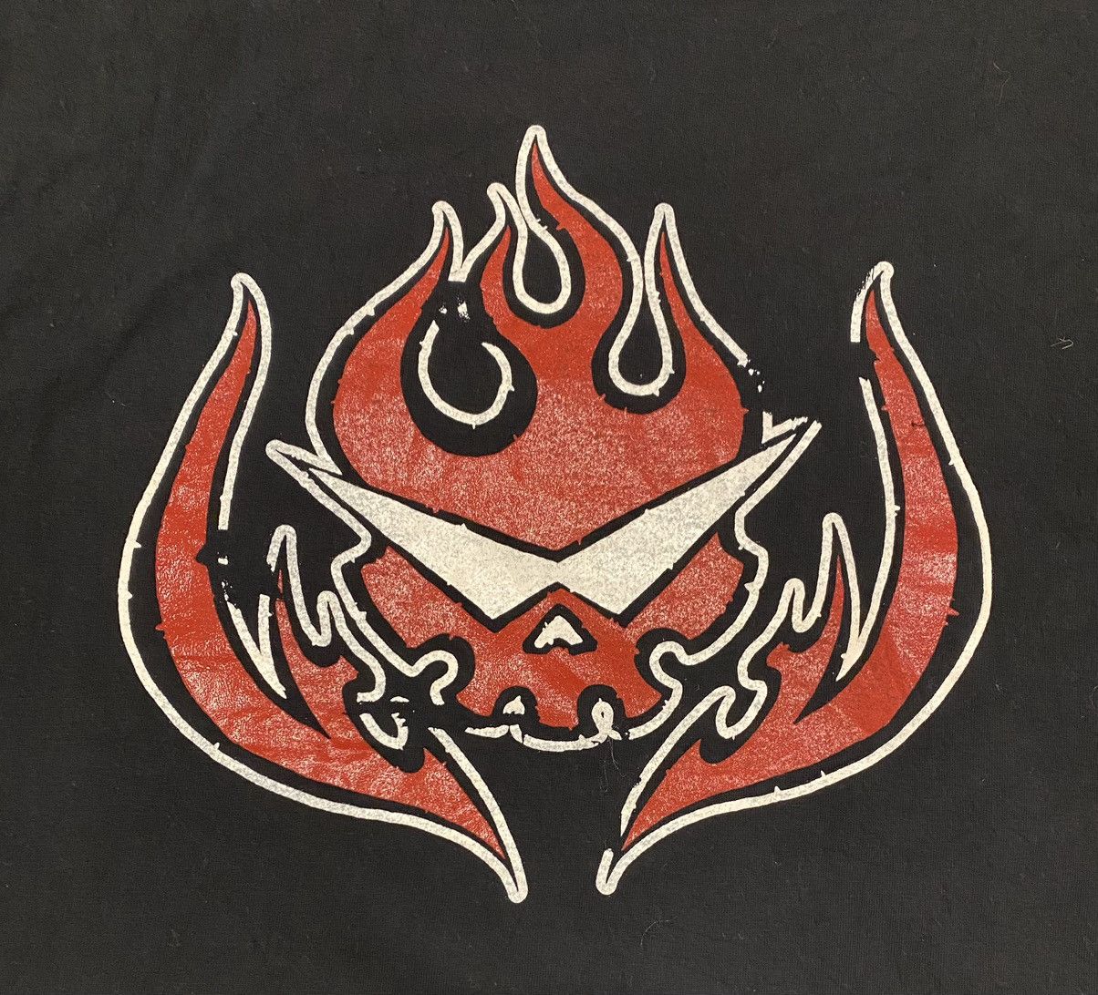 20471120 × Beauty Beast × Japanese Brand Vtg COSPA Gainax neon genesis evangelion Flame skull Size US XL / EU 56 / 4 - 5 Thumbnail