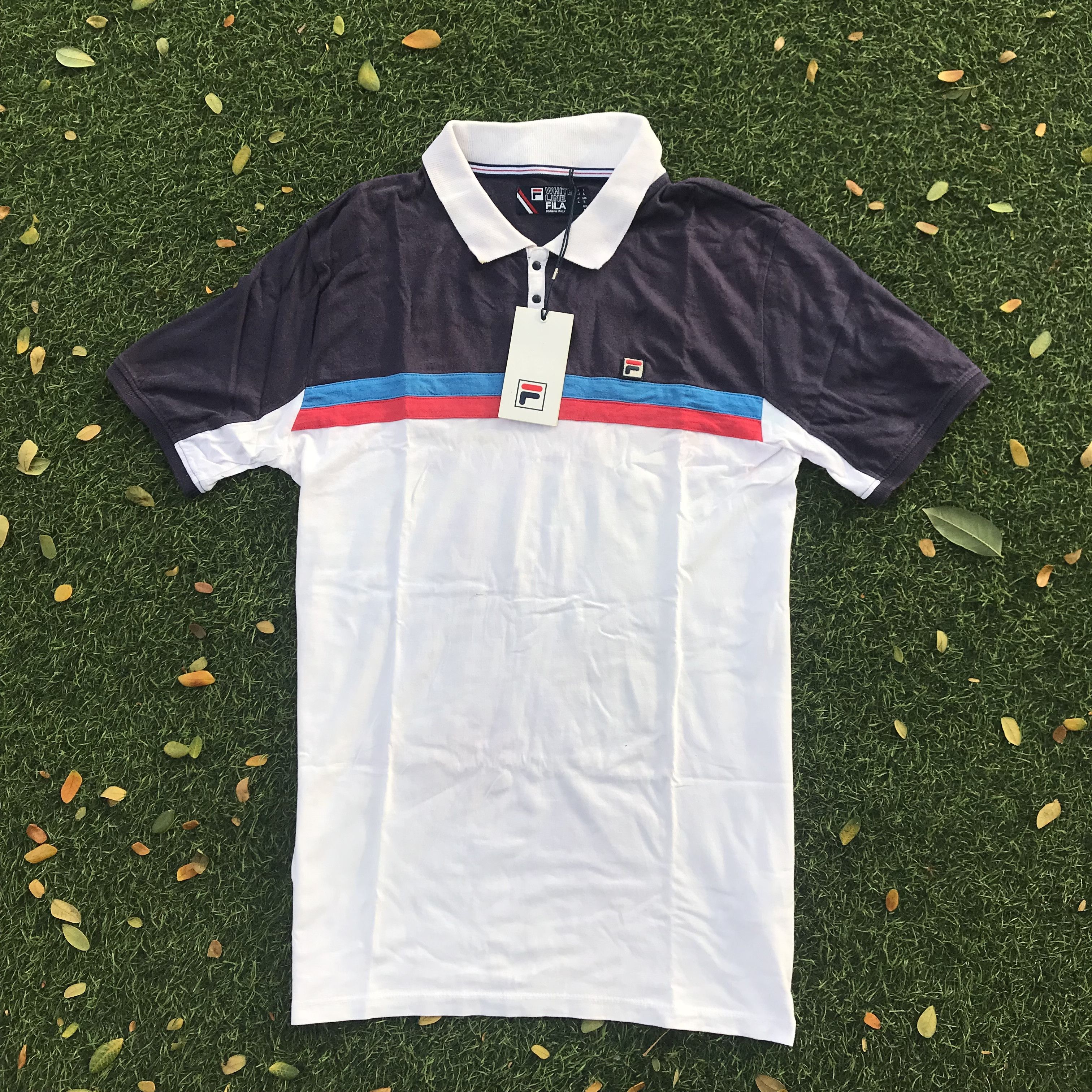 Fila Fila sentatta Polo Shirt 3 tone colorway Bnwt Brand New Size US L / EU 52-54 / 3 - 4 Thumbnail