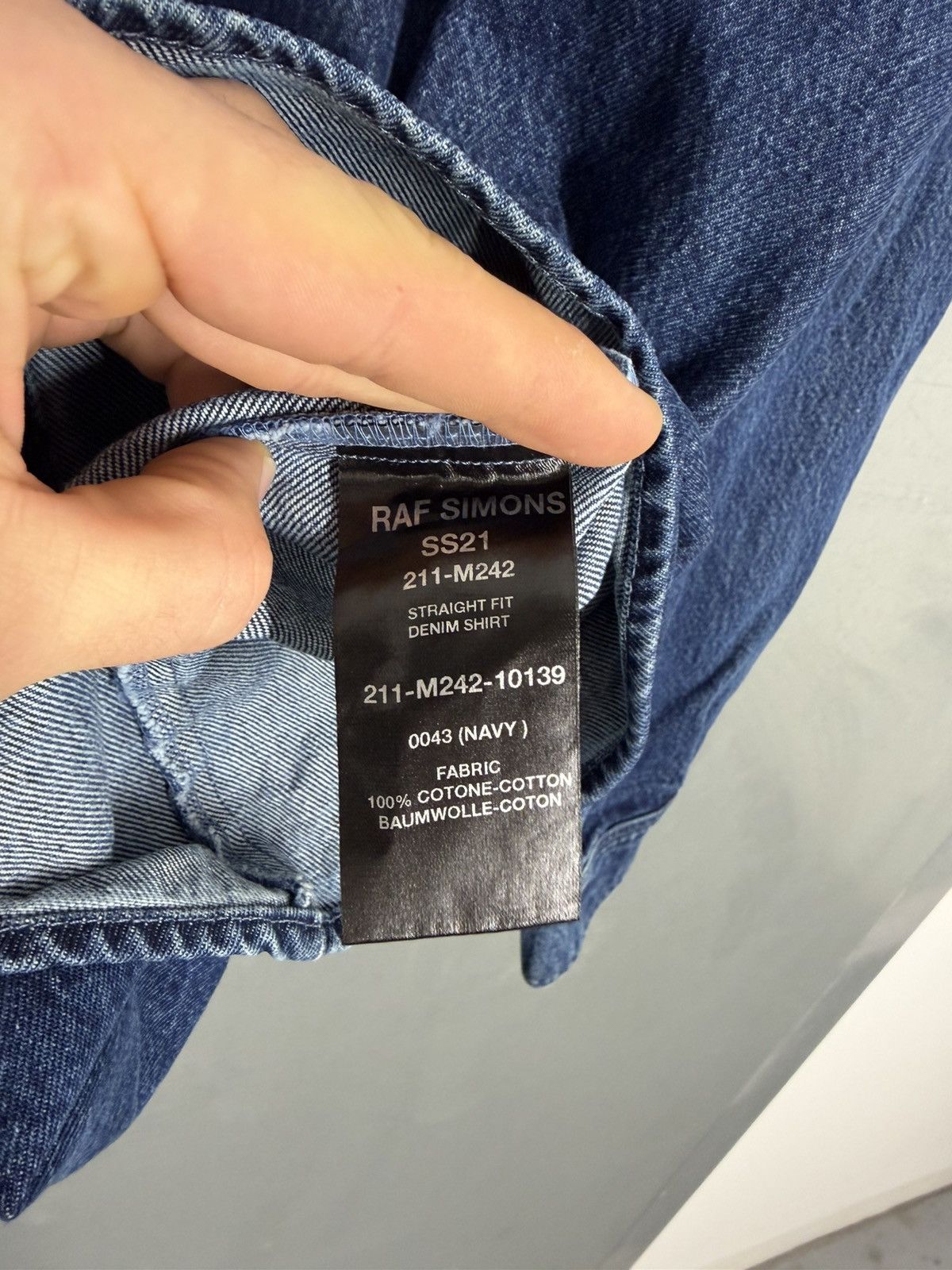 Raf Simons Raf Simons SS21 Patch Denim Overshot Size US XL / EU 56 / 4 - 12 Thumbnail