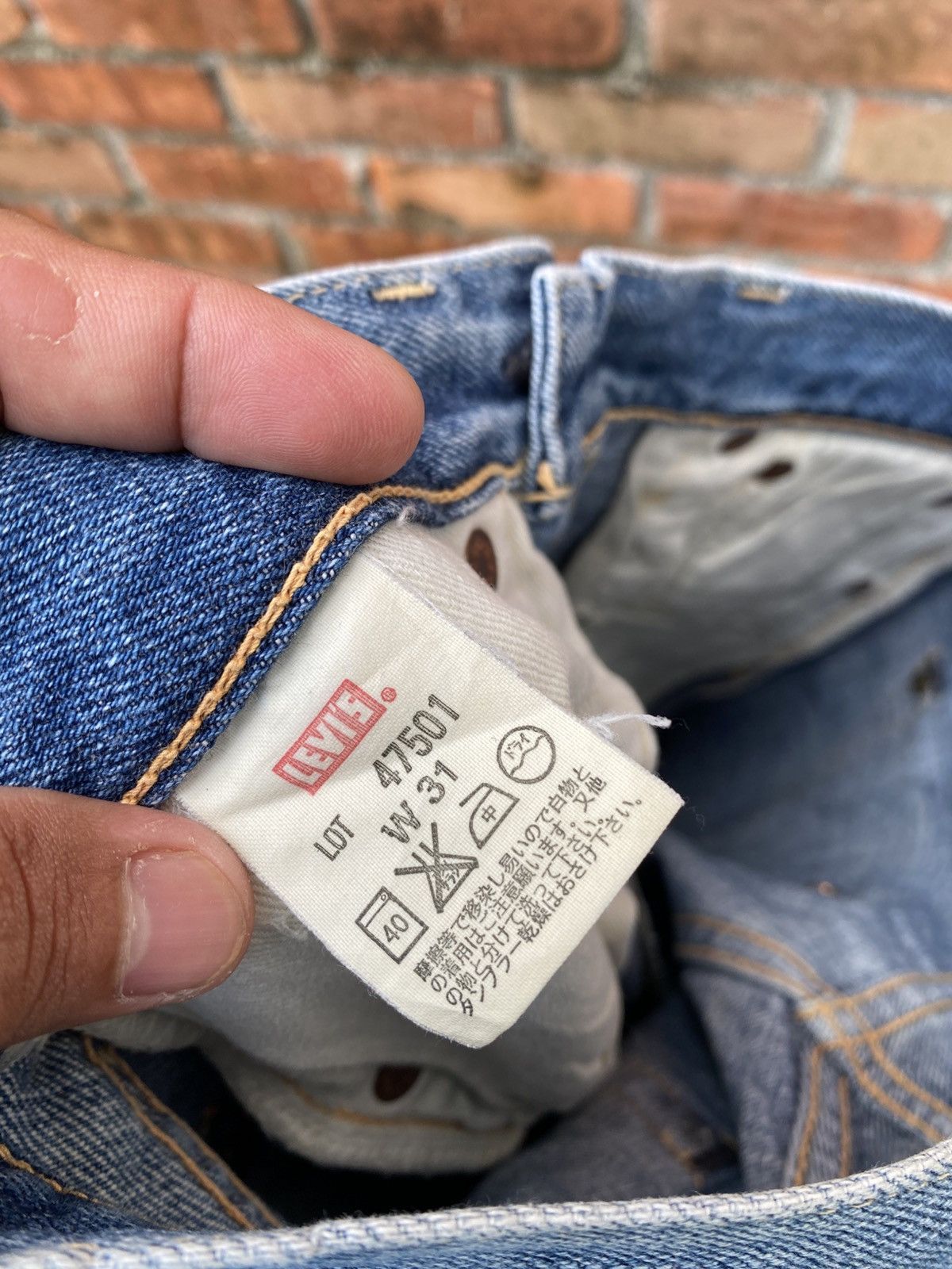 Levi's × Levi's Vintage Clothing × Vintage W29x29 Vintage LVC levis 501 redline big E Size US 29 - 7 Thumbnail