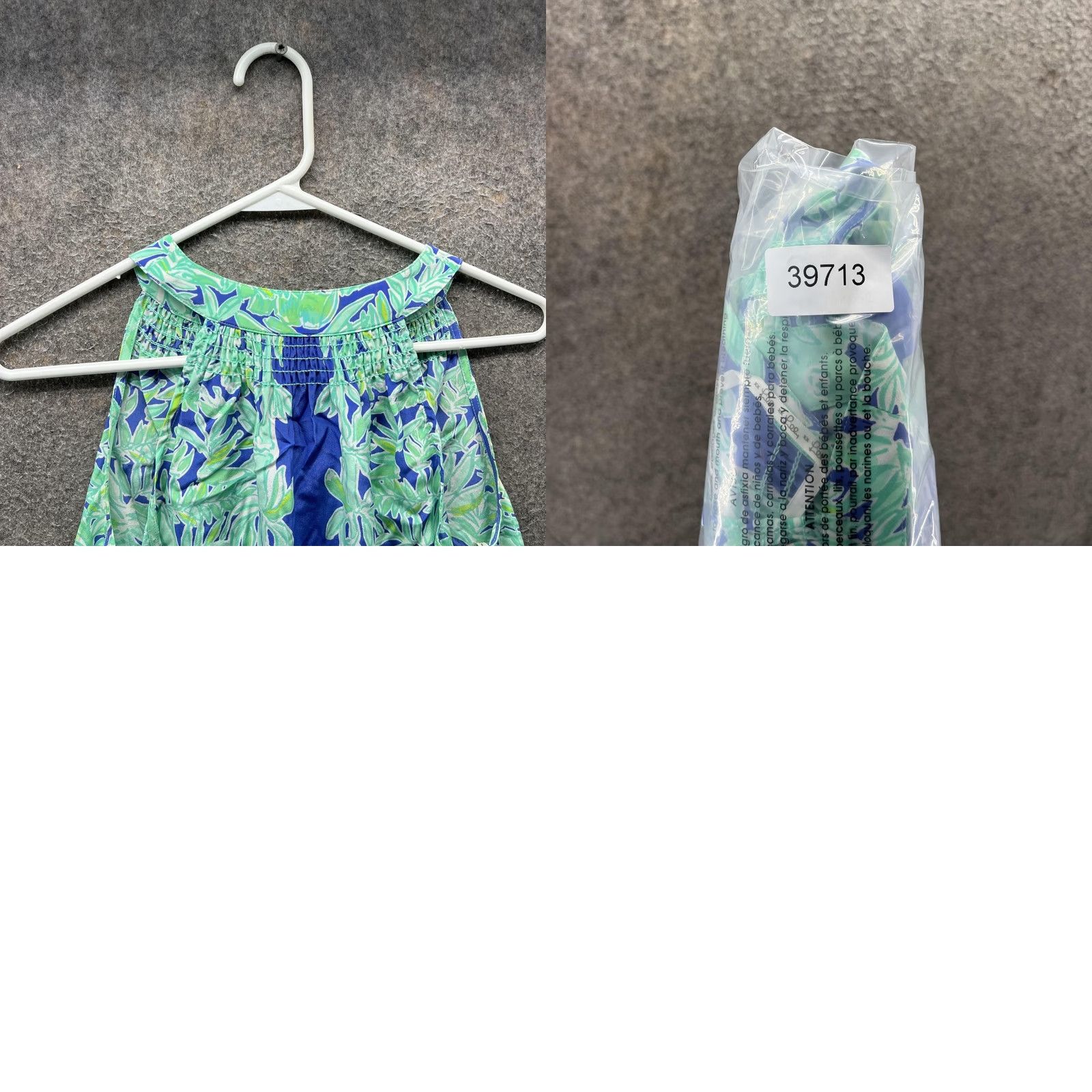 Lilly Pulitzer Lilly Pulitzer Blouse Womens XXS Blue Green Floral Silk Sleeveless V Neck Top Size XXS / US 00 / IT 34 - 8 Thumbnail