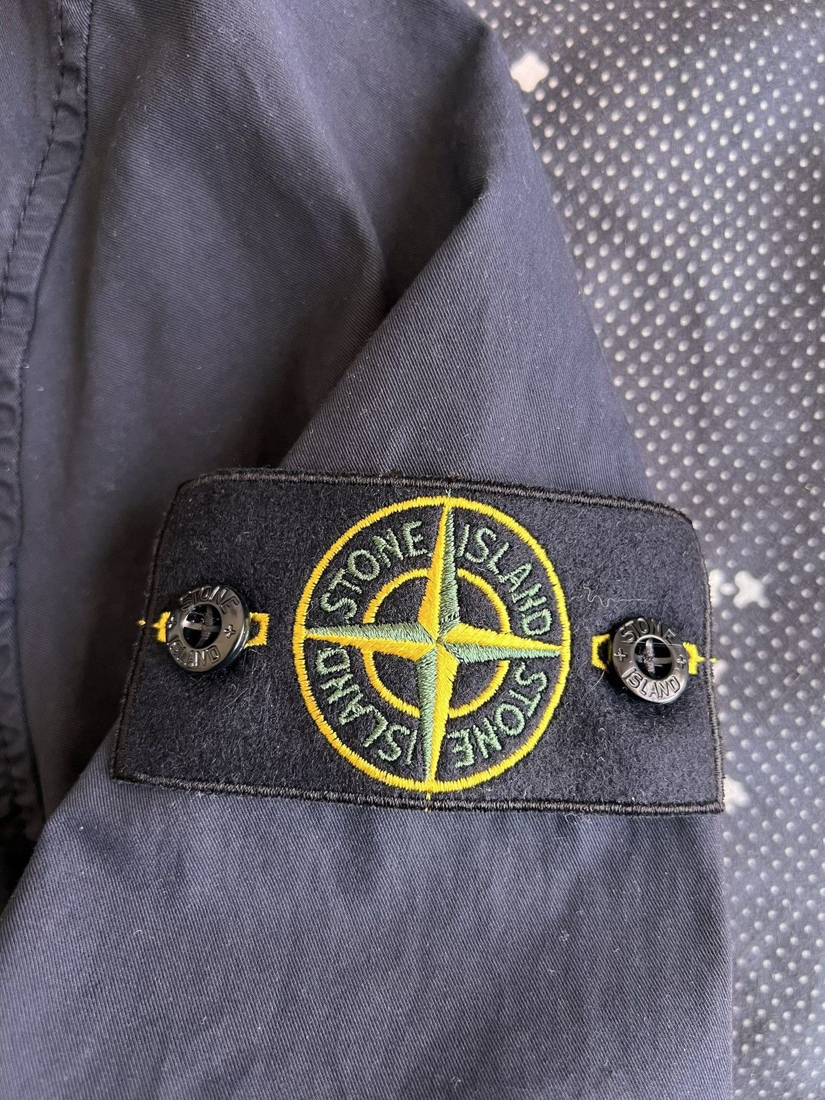 Stone Island XL Stone Island Overshirt Cotton Stretch Navy blu jacket zip Size US XL / EU 56 / 4 - 3 Thumbnail