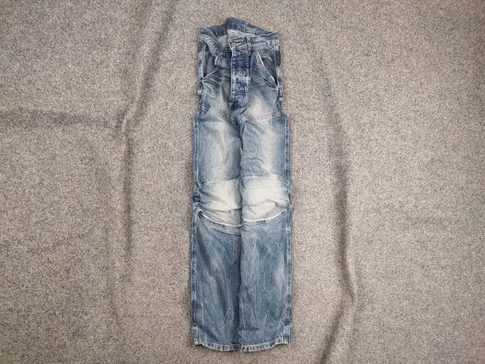 G-Star Vintage G Star Raw 3D Loose Double Knee Faded Denim Jeans Size US 33 - 1 Thumbnail