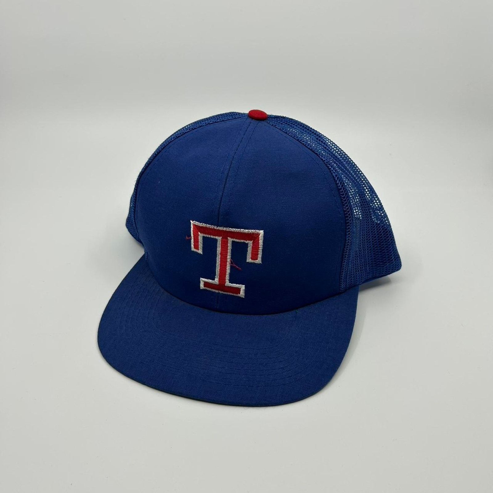 MLB VTG Blue and red Texas Rangers snapback hat Size ONE SIZE - 1 Thumbnail