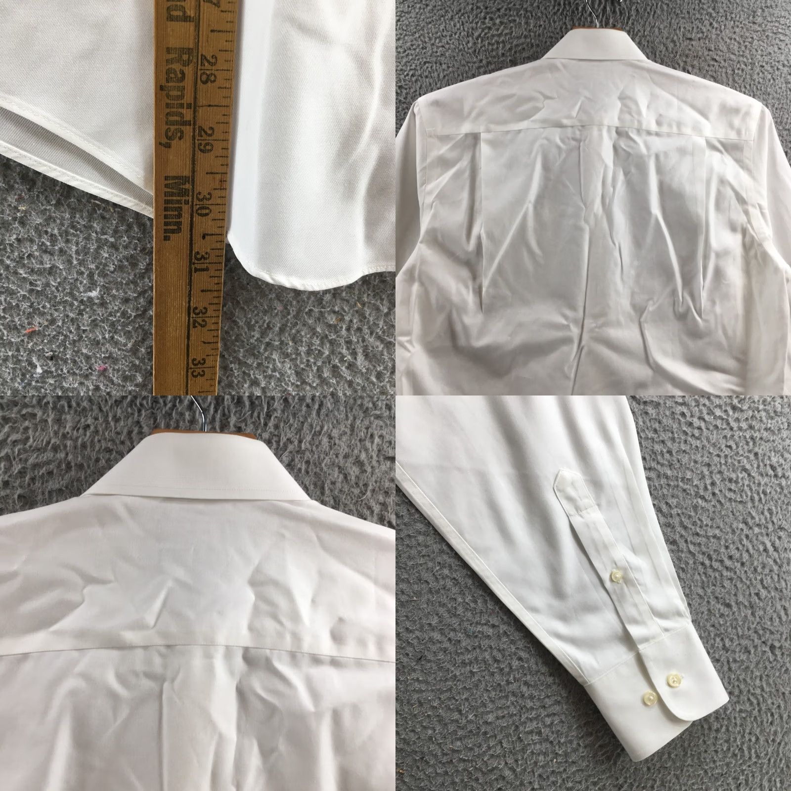 Nautica Nautica Shirt Mens 15.5 32/33 White Cotton Premium Non Iron Longsleeve Button Up Size US XS / EU 42 / 0 - 8 Thumbnail