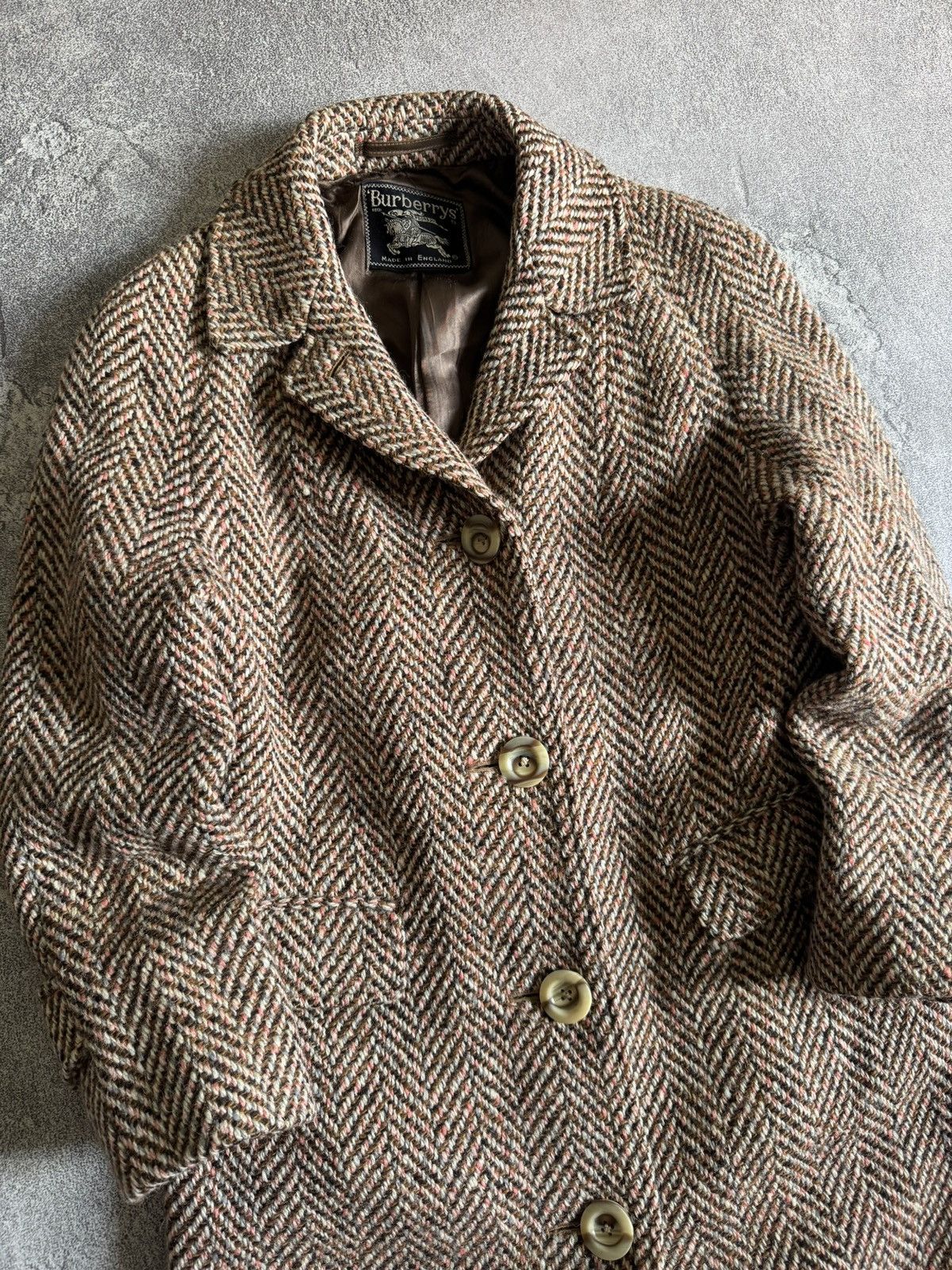 Burberry Burberry vintage retro wool long coat 🧥 jacket old money Size S / US 4 / IT 40 - 3 Thumbnail