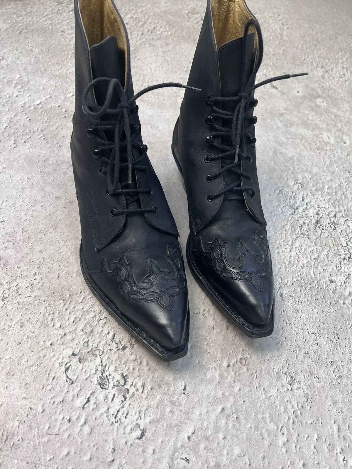 Western Rise Western platform japanese A.S. 98 Sendra boots Size US 5 / IT 35 - 4 Thumbnail