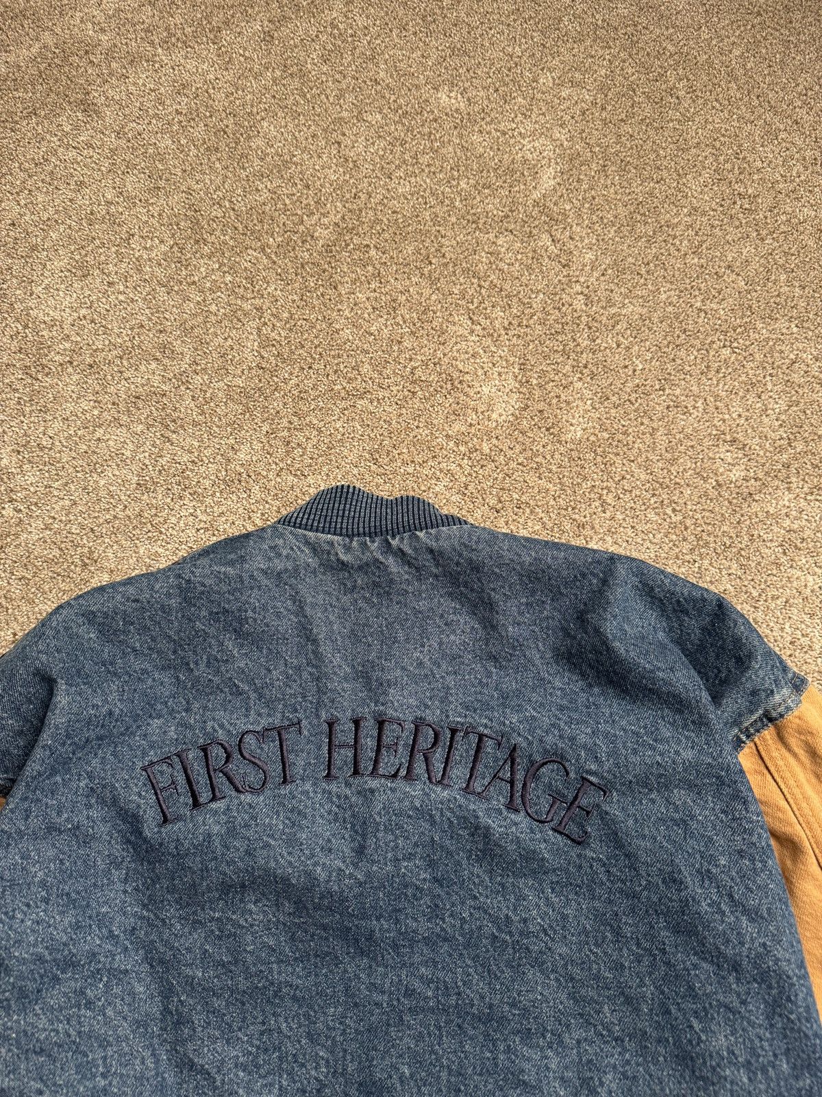 Other VINTAGE FIRST HERITAGE DENIM COLLEGIATE JACKET Size US M / EU 48-50 / 2 - 7 Thumbnail