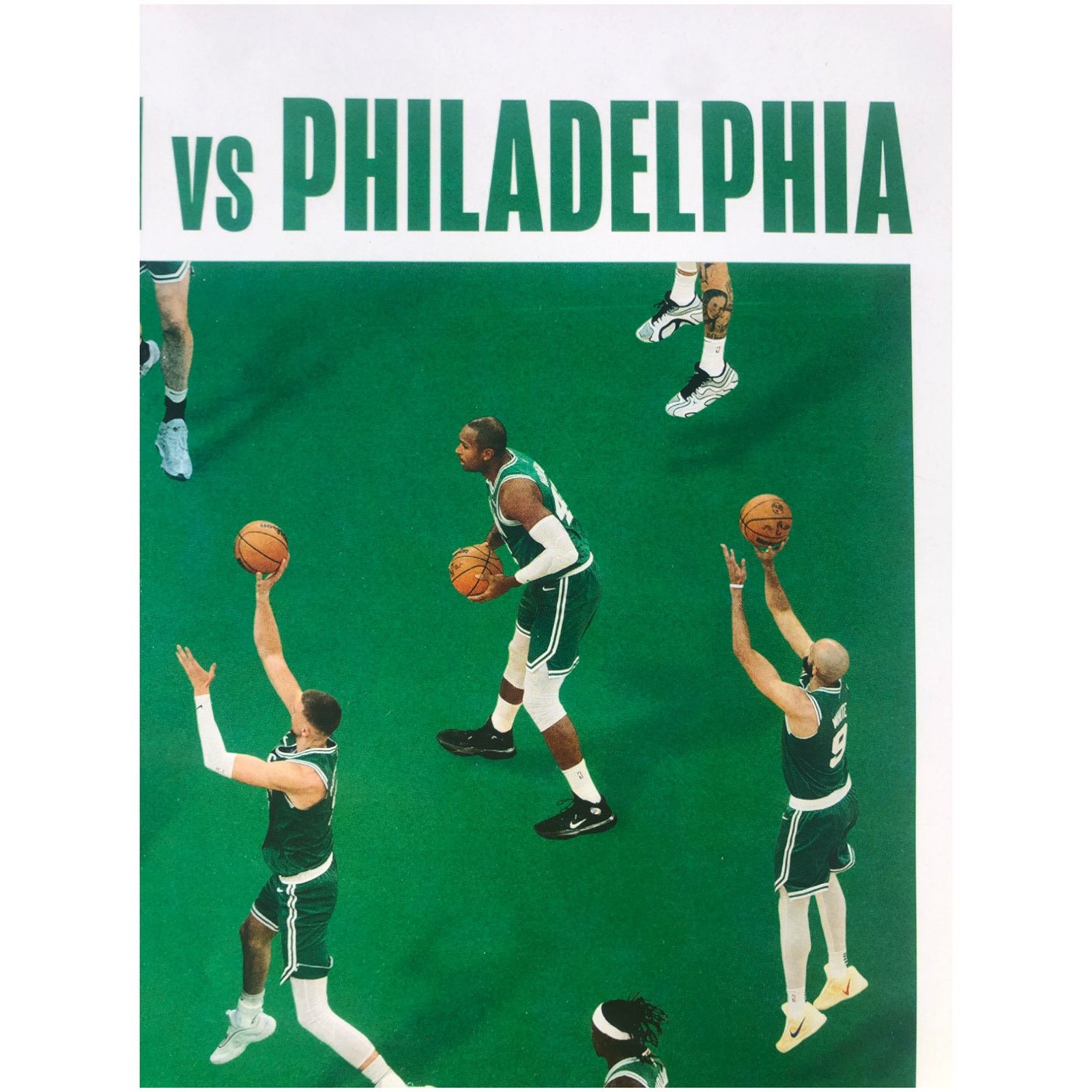 NBA Boston Celtics v Philadelphia 76ers 12/25/2024 Xmas Poster Size ONE SIZE - 4 Thumbnail