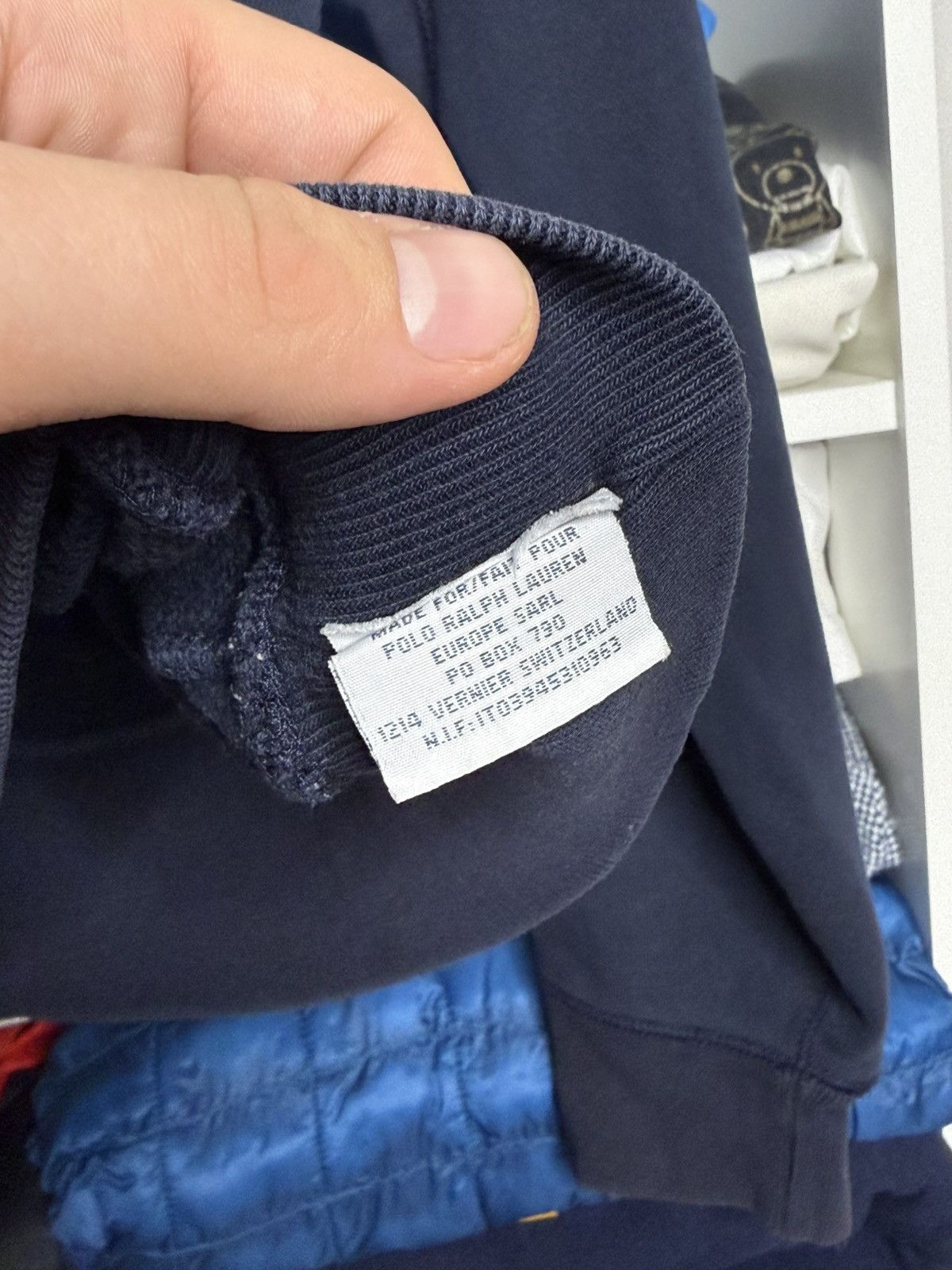 Polo Ralph Lauren Vintage Polo Ralph Lauren Navy blue sweatshirt size M Size US M / EU 48-50 / 2 - 7 Thumbnail