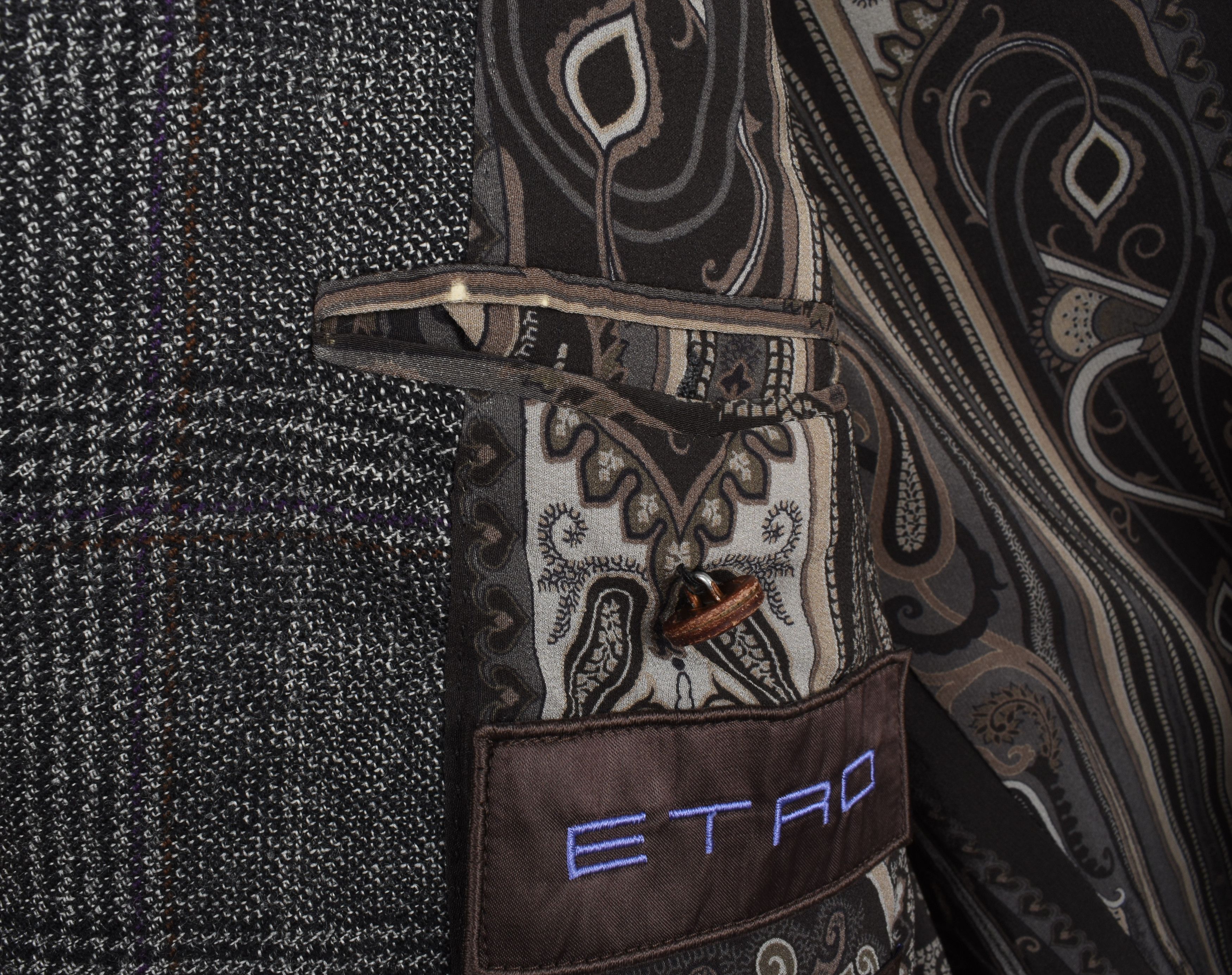 Etro Etro Men Jacket blazer check double breasted Size M, S2067 Size US M / EU 48-50 / 2 - 5 Thumbnail